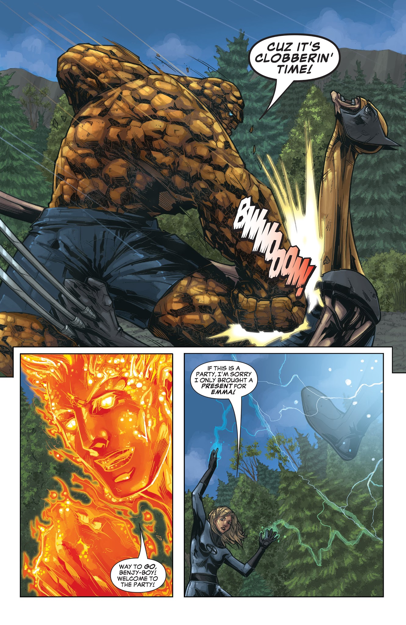 Read online X-Men/Fantastic Four comic -  Issue #3 - 16