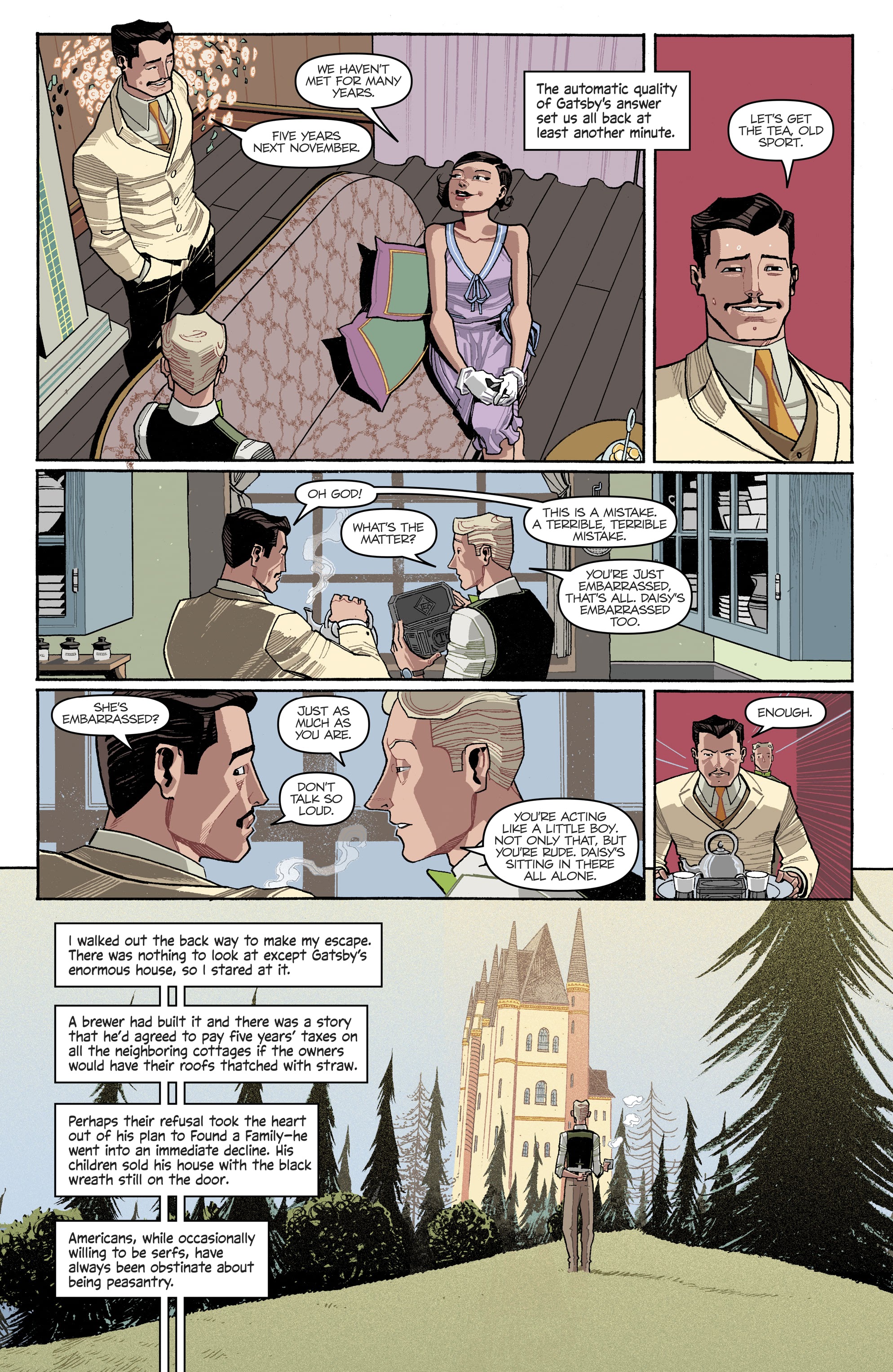 Read online The Great Gatsby comic -  Issue #4 - 6