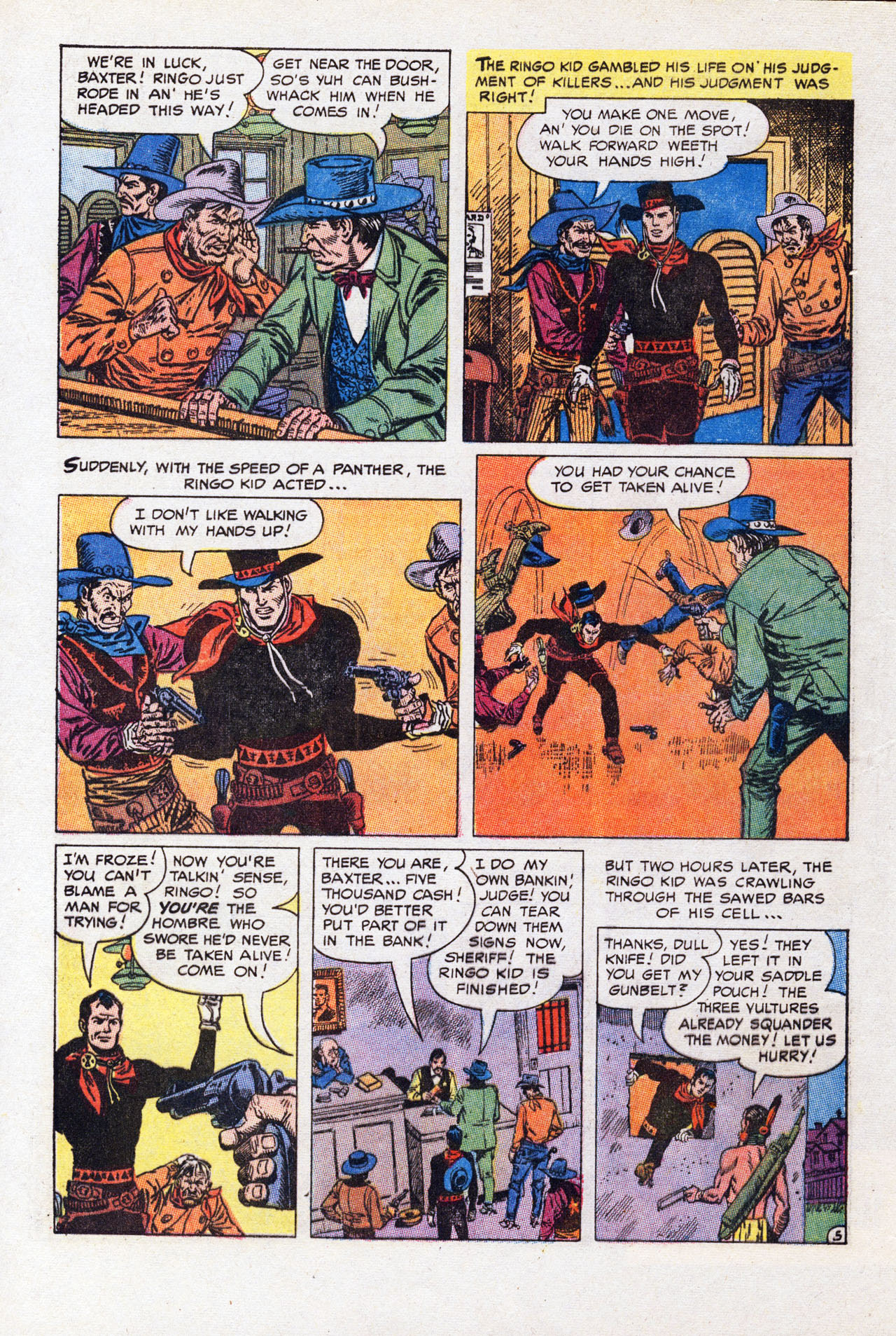 Read online Ringo Kid (1970) comic -  Issue #6 - 8