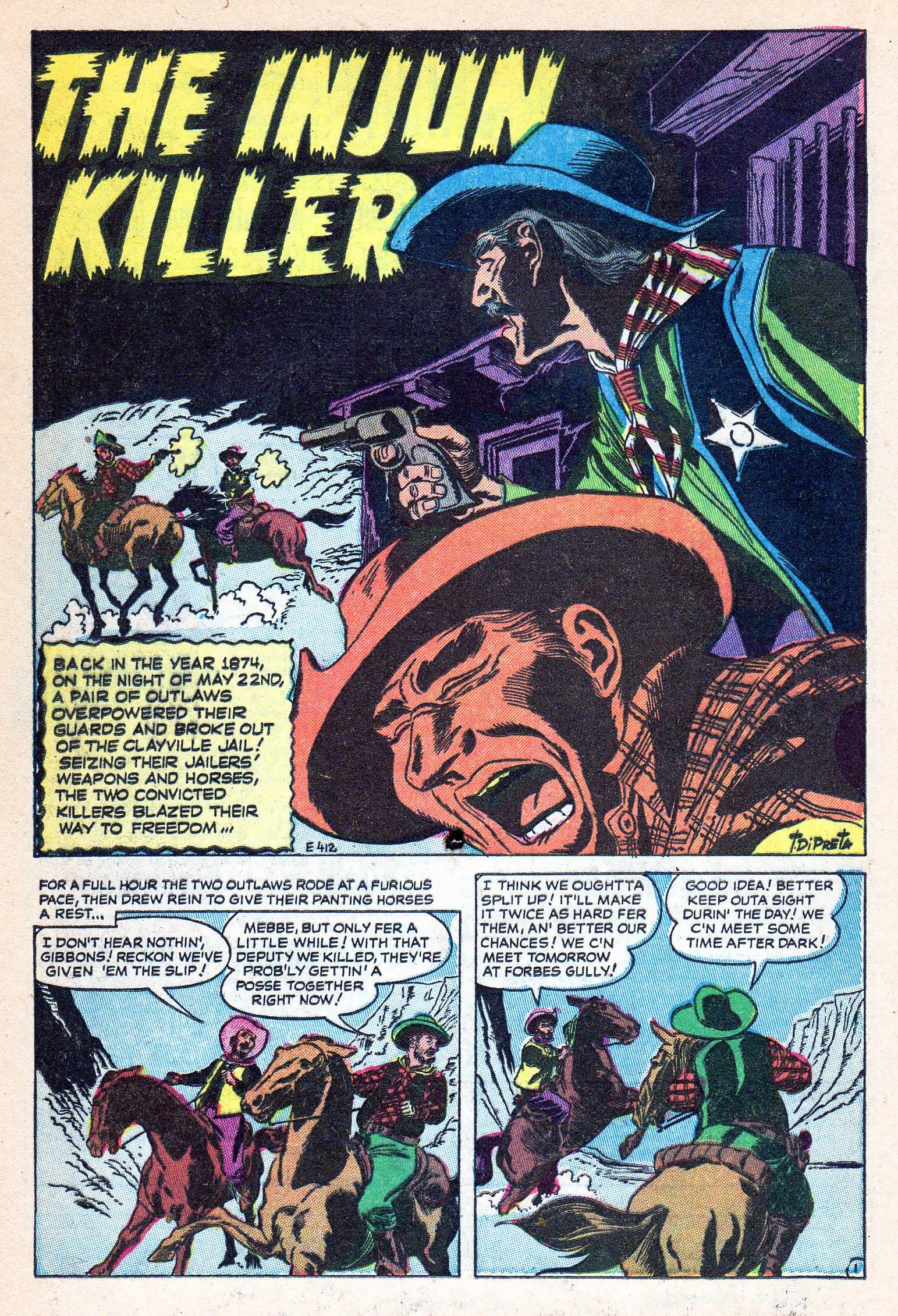 Read online Western Outlaws (1954) comic -  Issue #3 - 20