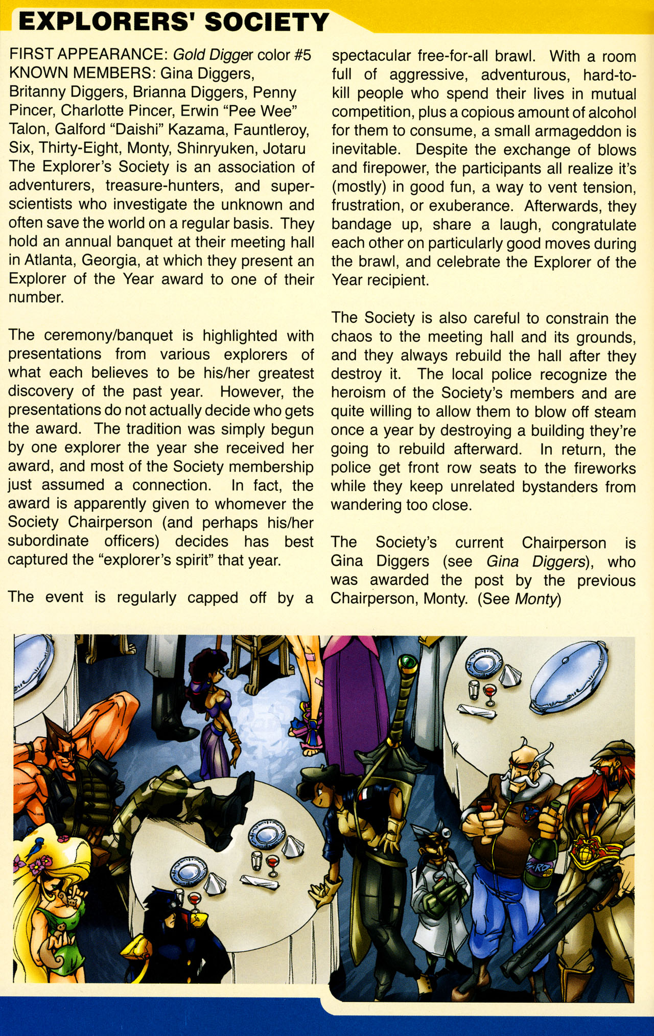 Read online Gold Digger Sourcebook: The Official Handbook of the GD Universe comic -  Issue #5 - 8