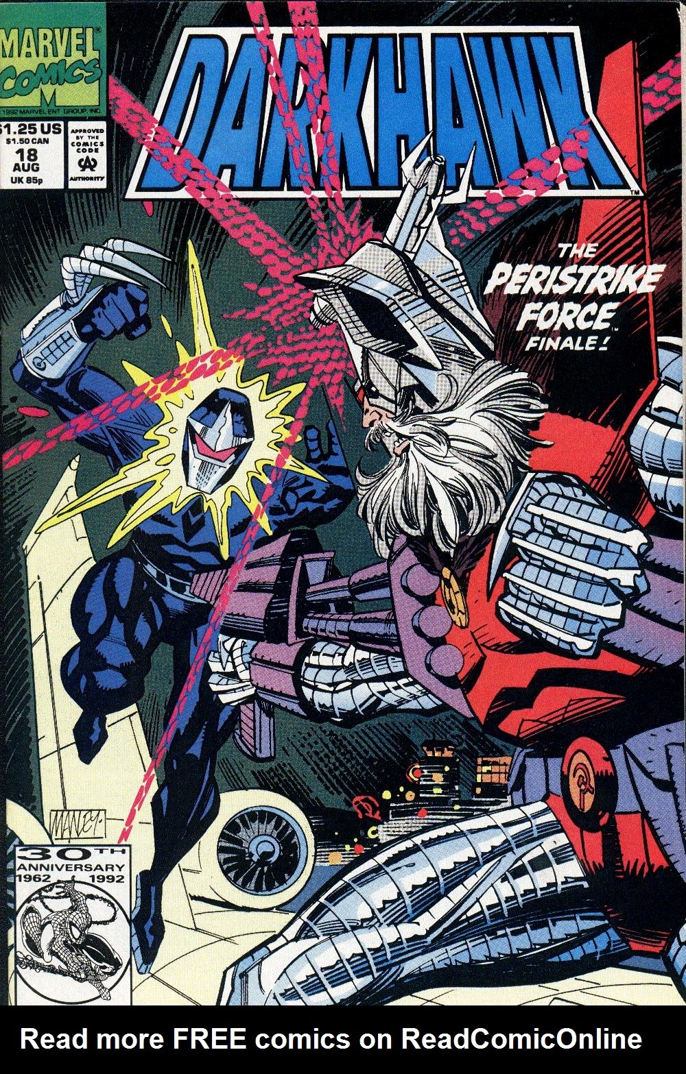 Read online Darkhawk (1991) comic -  Issue #18 - 1
