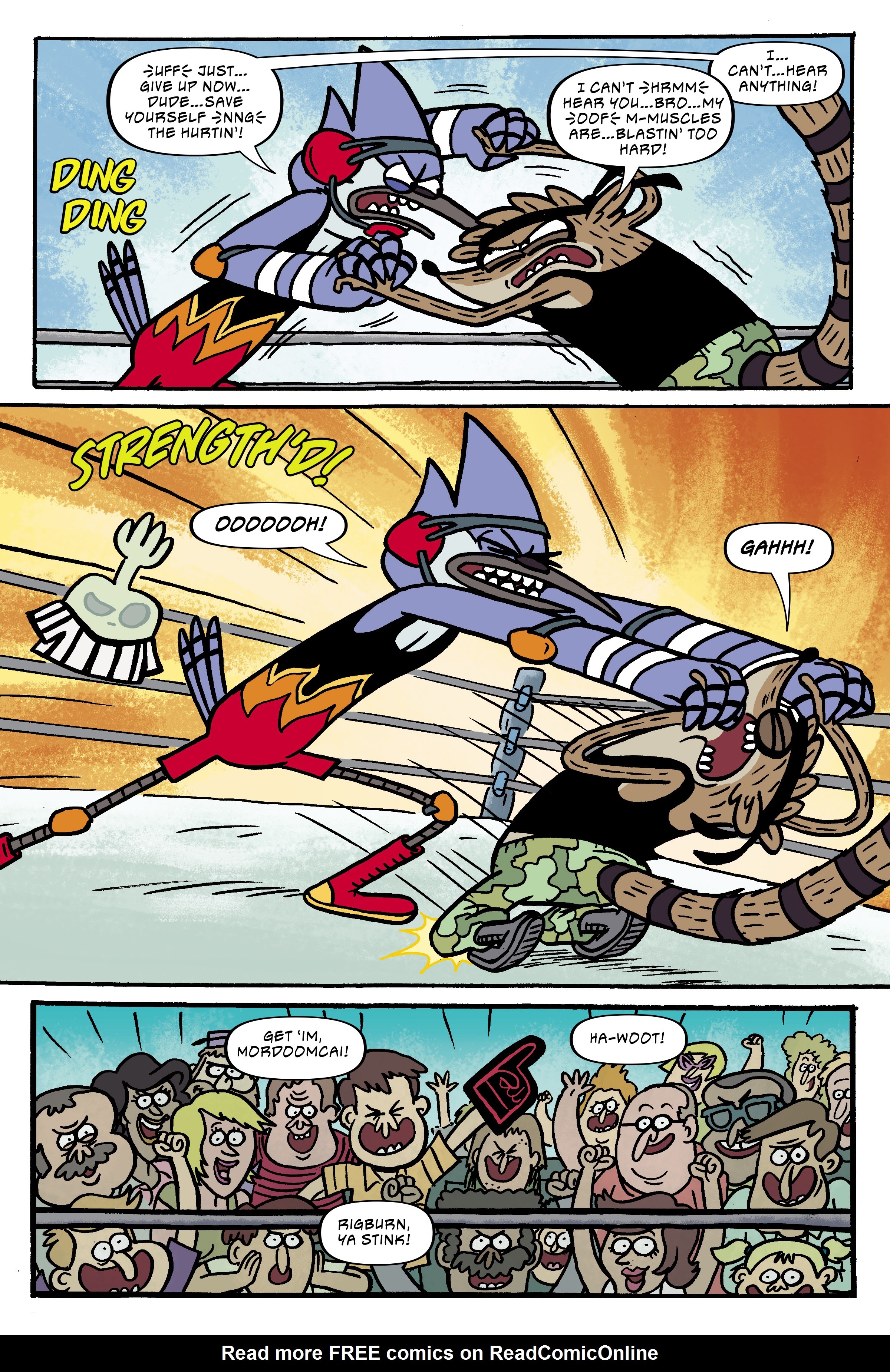 Read online Regular Show: Wrasslesplosion comic -  Issue # TPB - 24