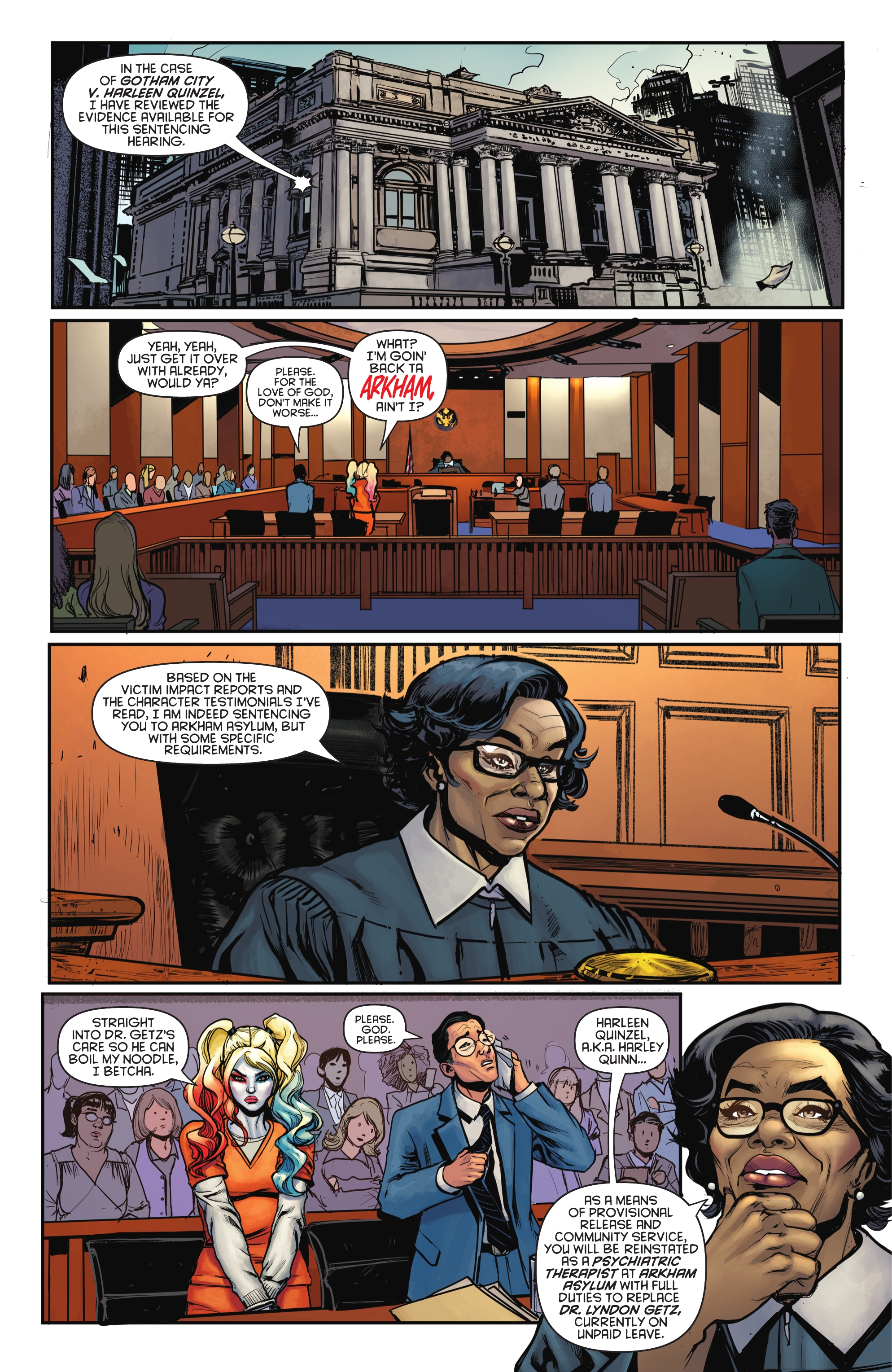 Read online Harley Quinn: The Arkham Asylum Files comic -  Issue #1 - 19