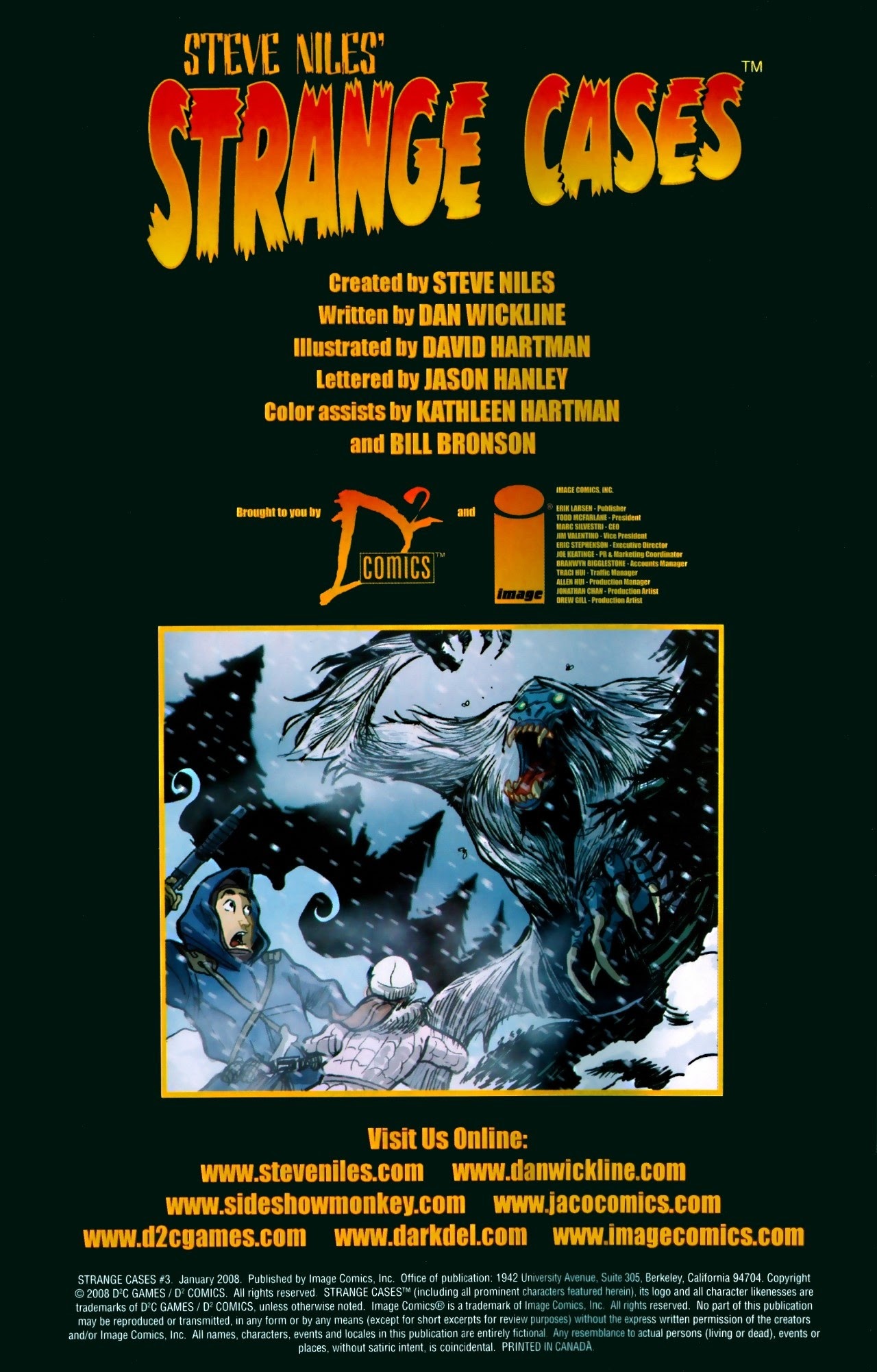 Read online Steve Niles' Strange Cases comic -  Issue #3 - 2