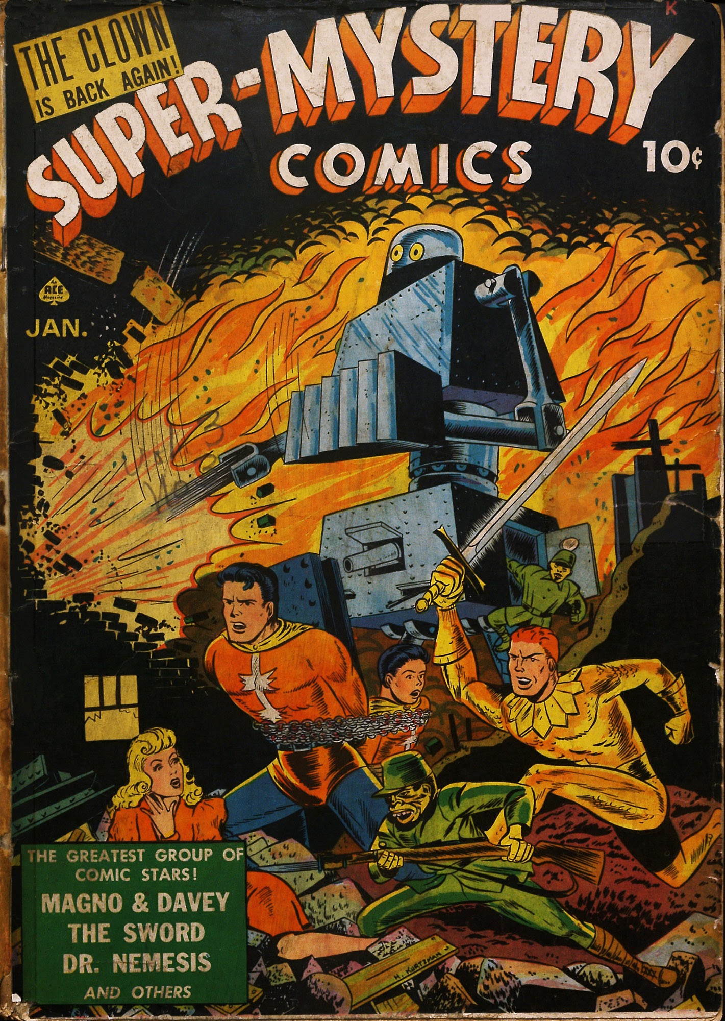 Read online Super-Mystery Comics comic -  Issue #15 - 2
