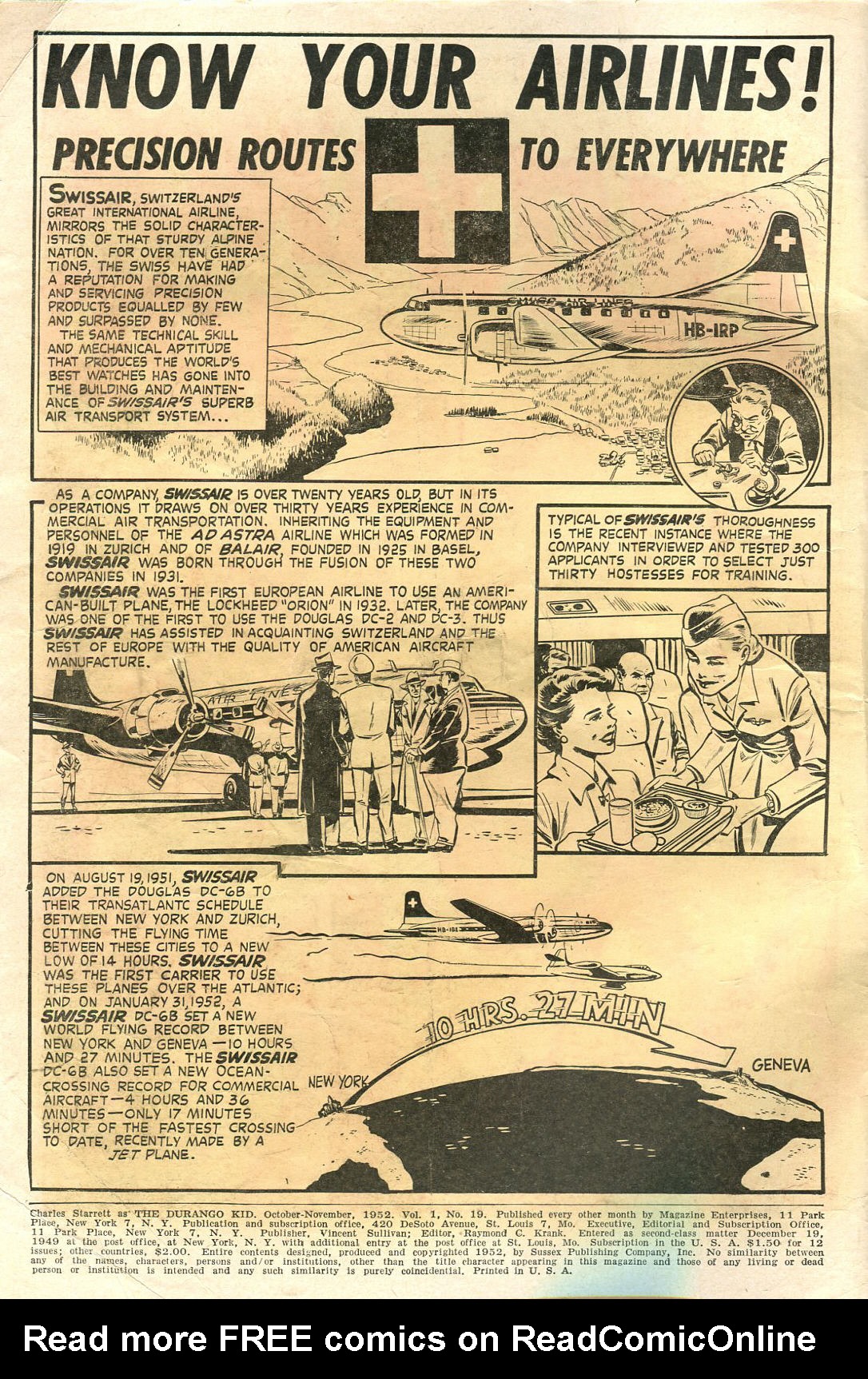 Read online Charles Starrett as The Durango Kid comic -  Issue #19 - 2