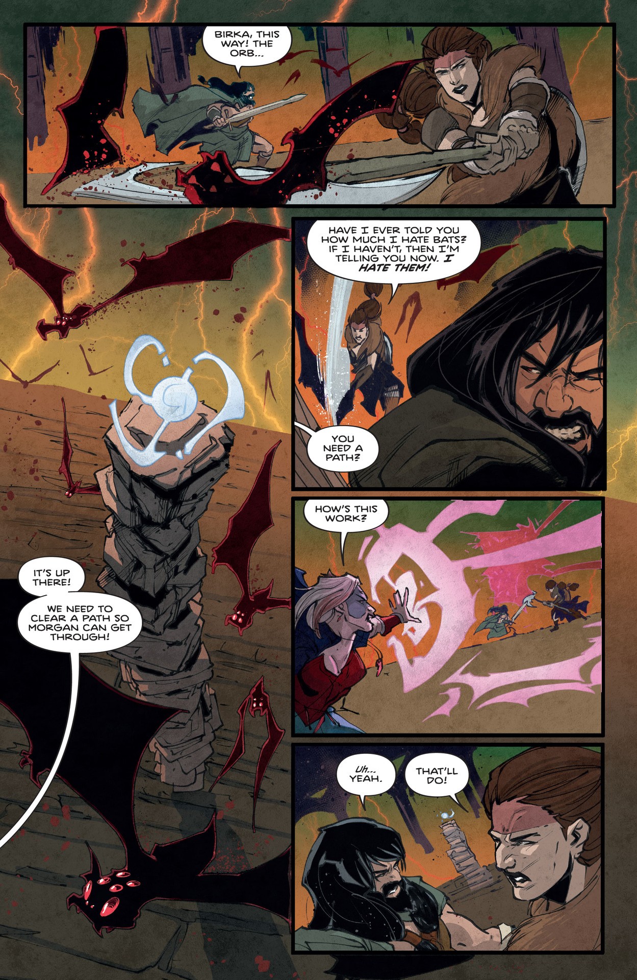 Read online The Mighty Barbarians comic -  Issue #6 - 9