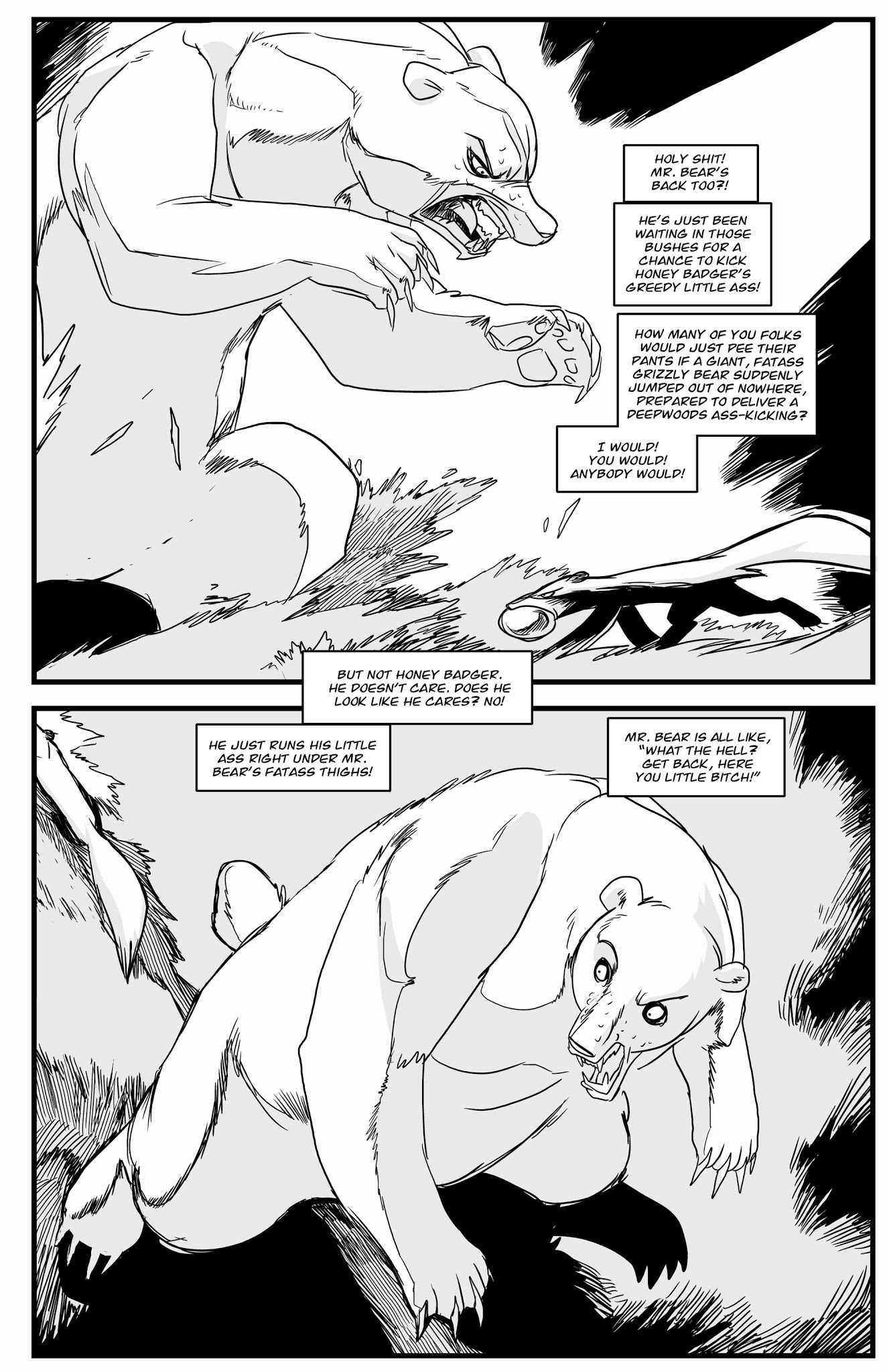 Read online Honey Badger comic -  Issue # Full - 9