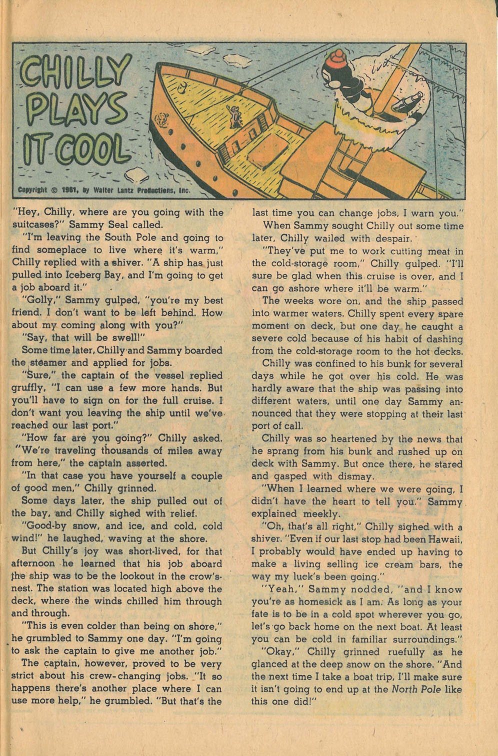 Read online Walter Lantz Woody Woodpecker (1962) comic -  Issue #160 - 33