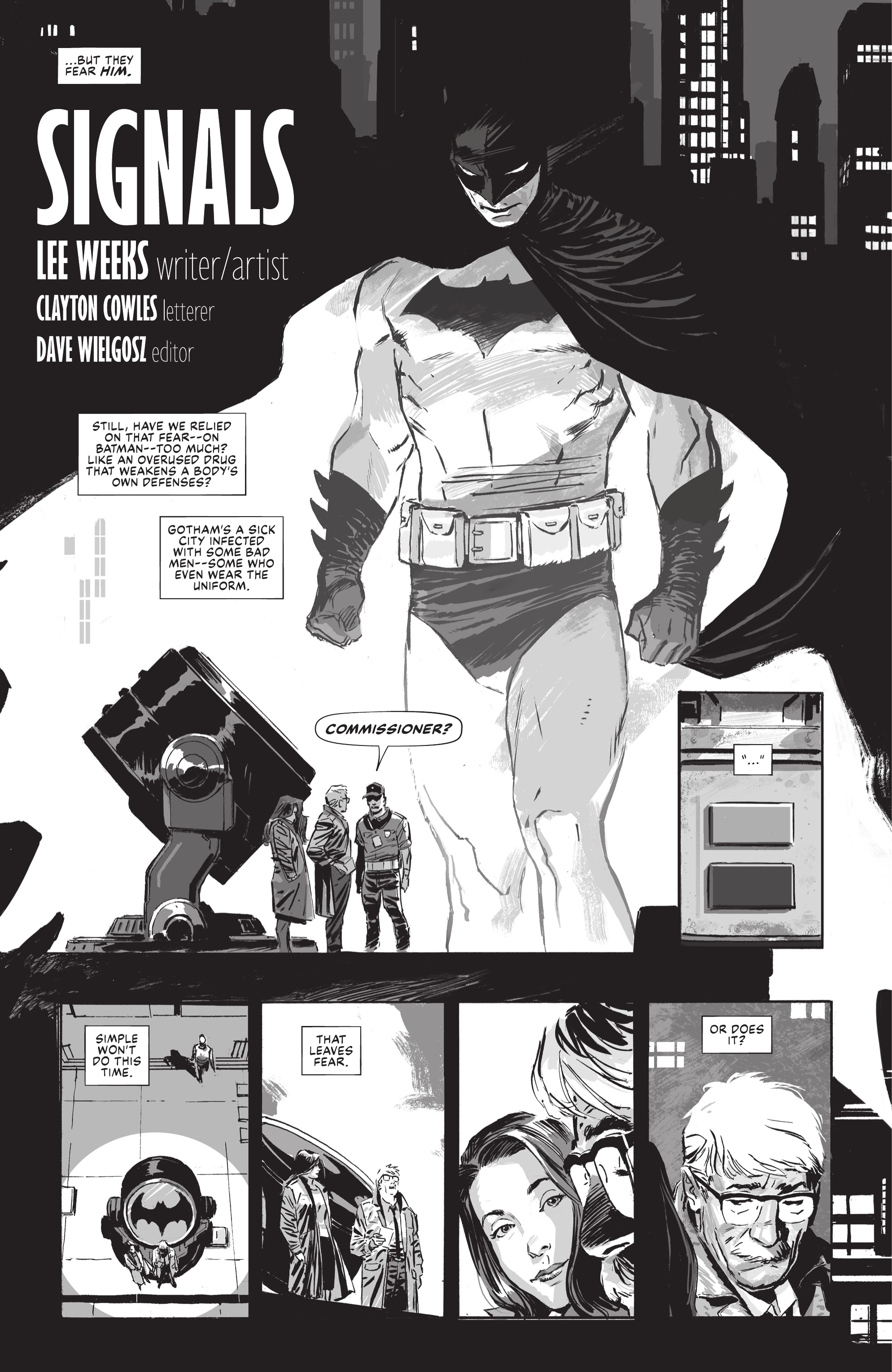 Read online Batman Black & White comic -  Issue #5 - 16