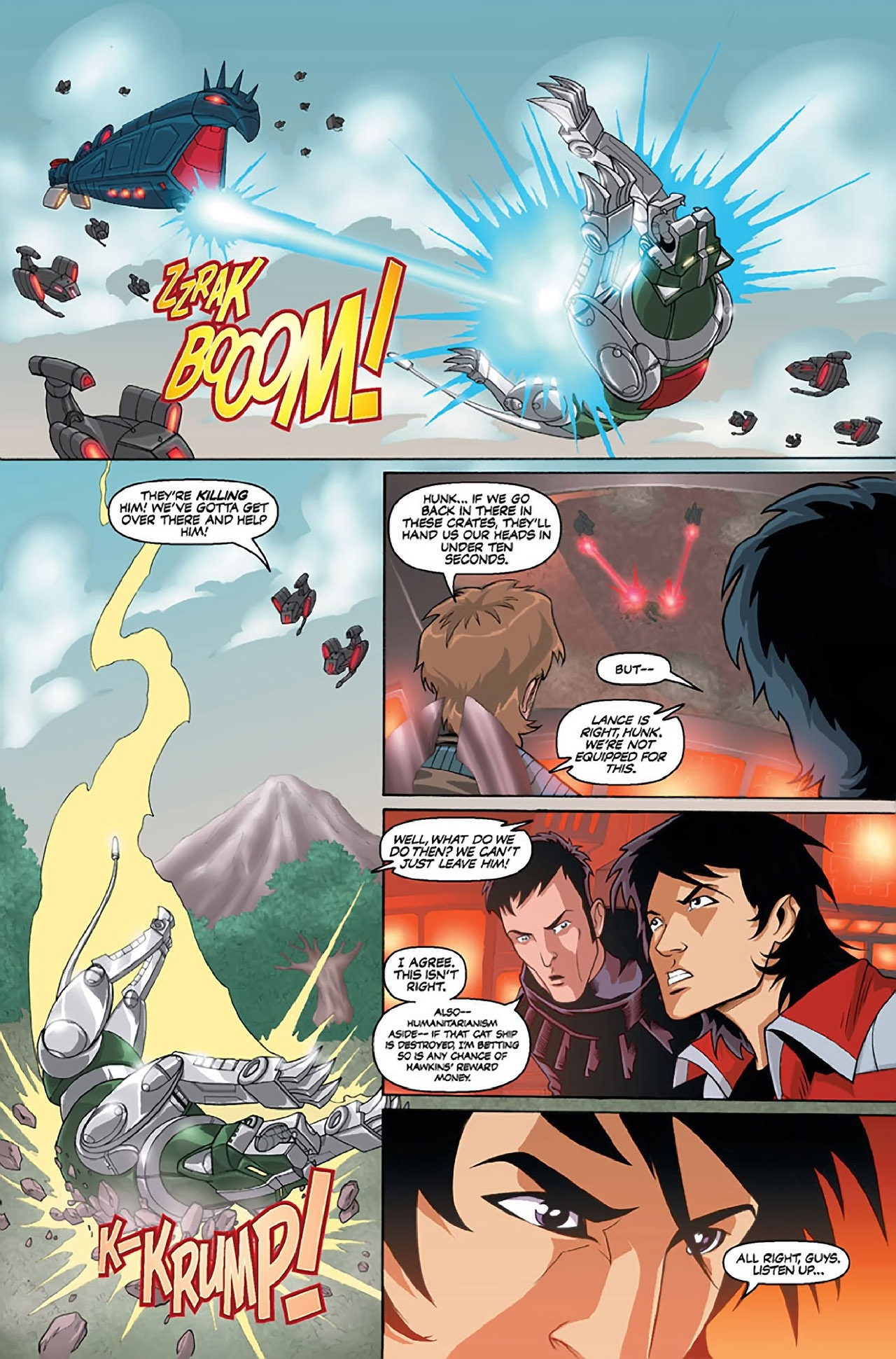 Read online Voltron: Defender of the Universe (Existed) comic -  Issue #3 - 6