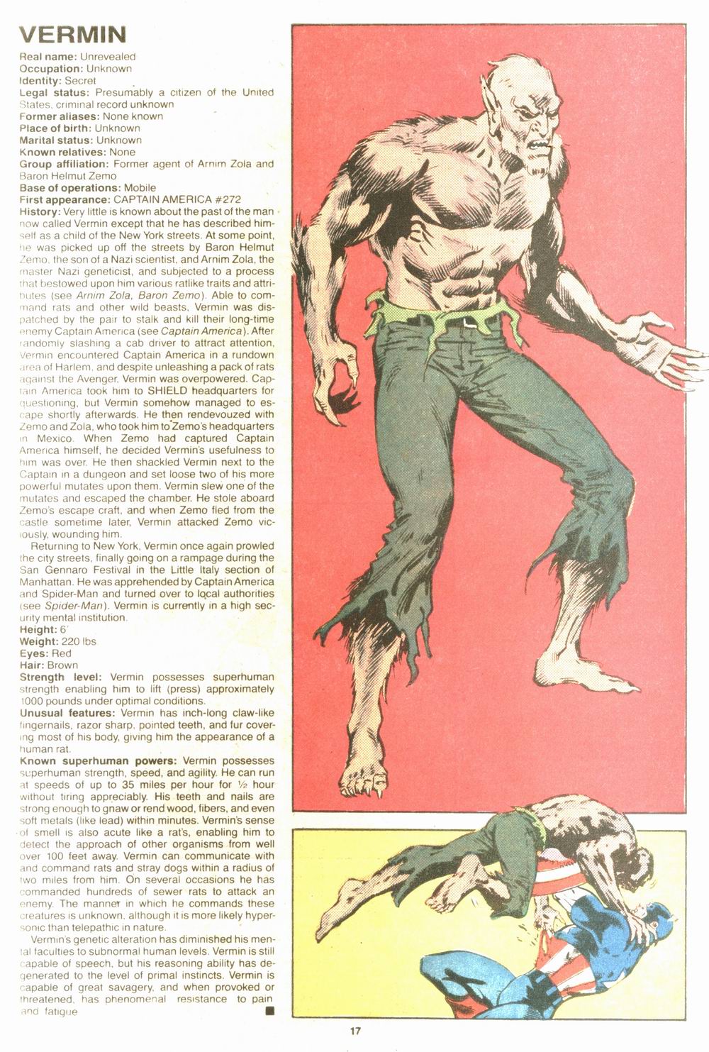 Read online The Official Handbook of the Marvel Universe Deluxe Edition comic -  Issue #14 - 19