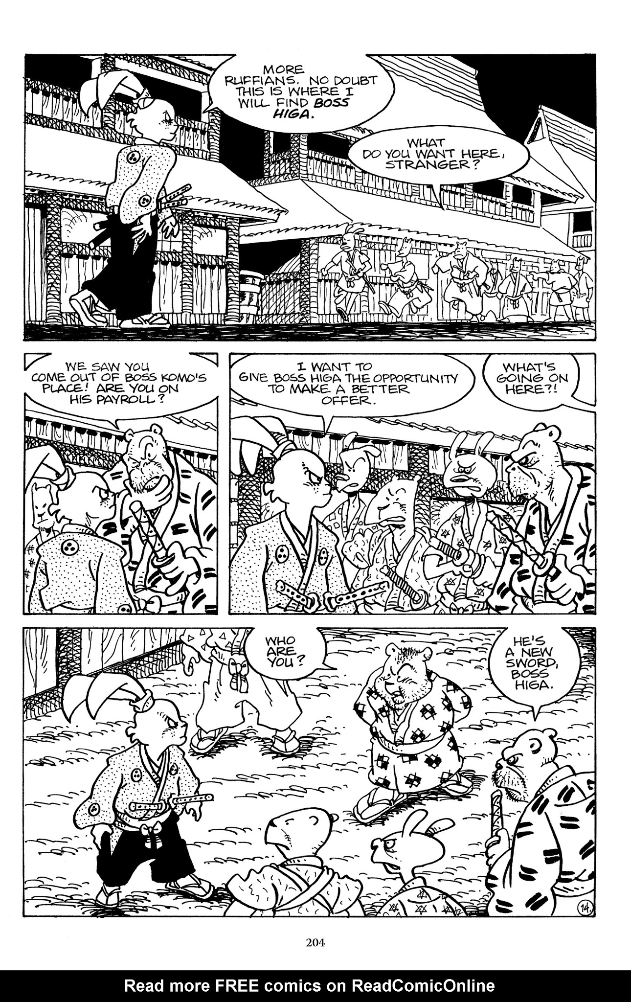 Read online The Usagi Yojimbo Saga comic -  Issue # TPB 7 - 199