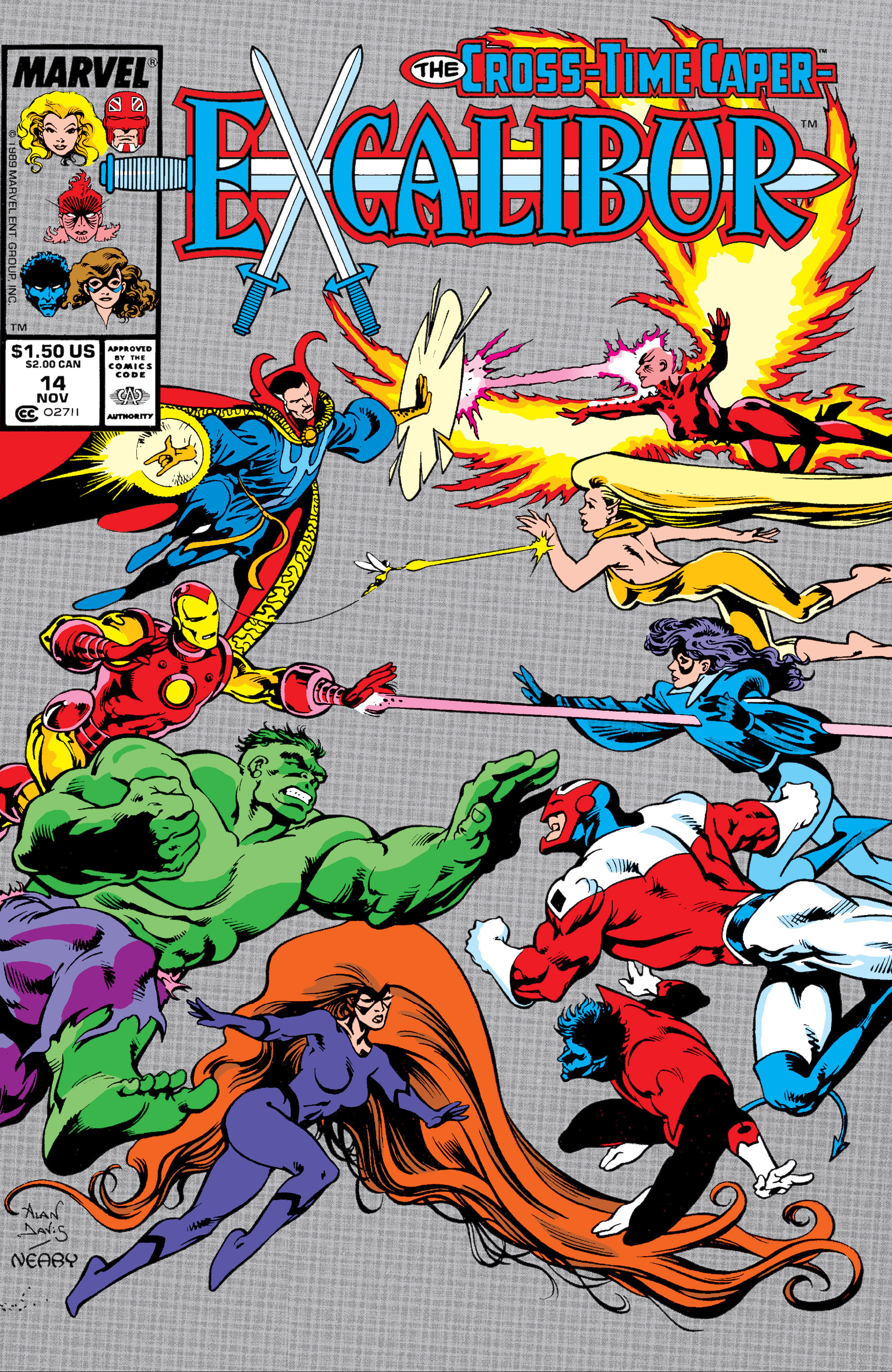 Read online Excalibur (1988) comic -  Issue #14 - 1