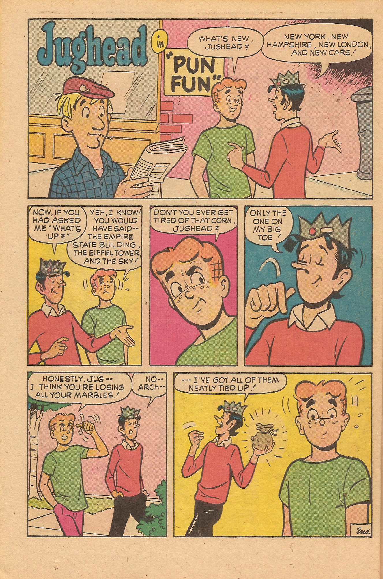 Read online Jughead's Jokes comic -  Issue #39 - 30
