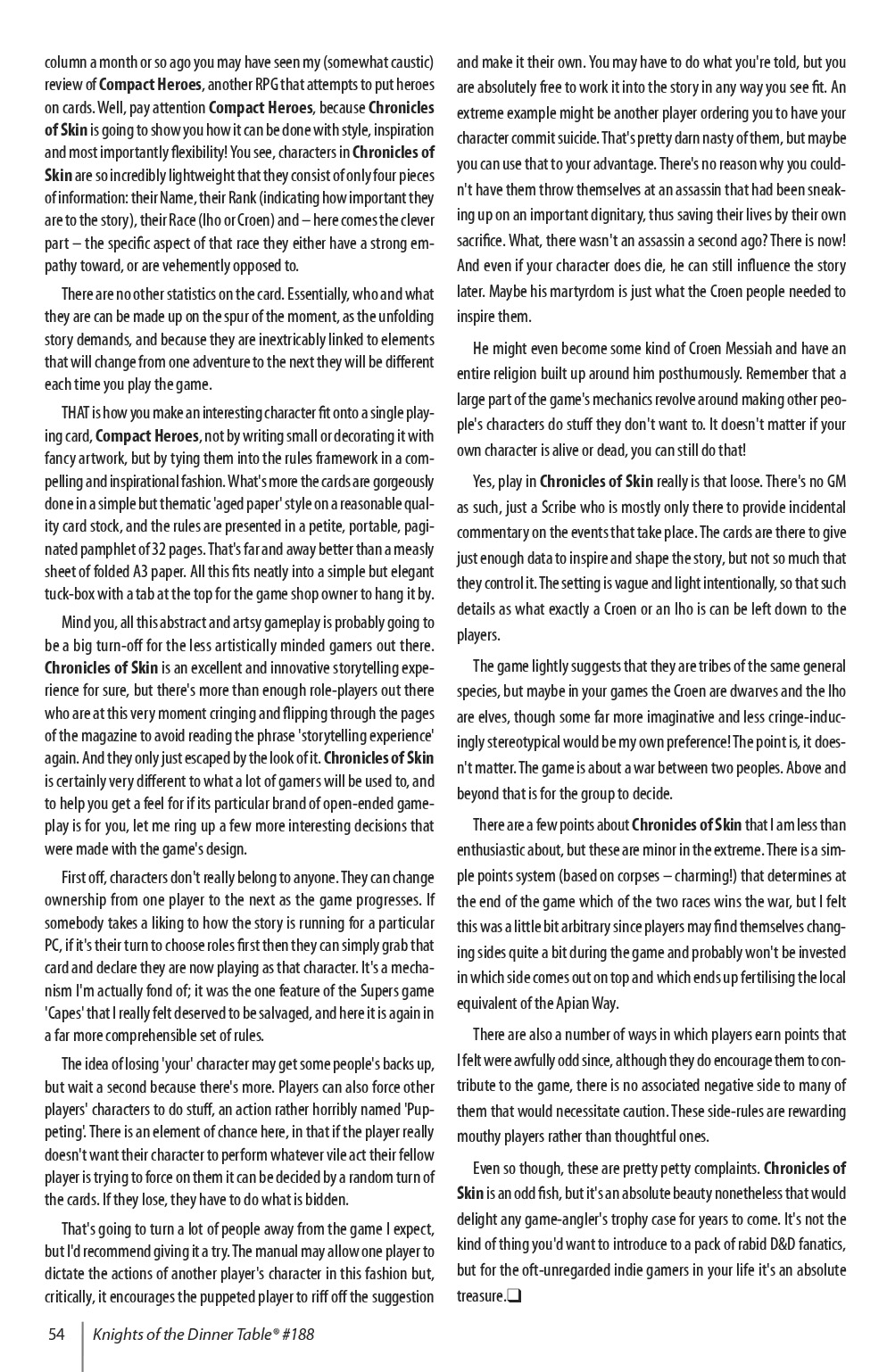 Read online Knights of the Dinner Table comic -  Issue #188 - 56