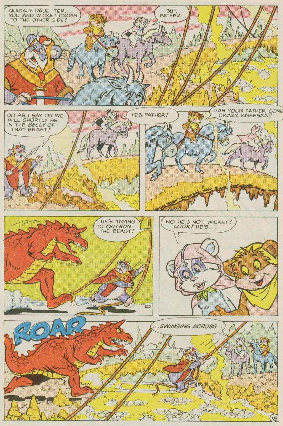Read online Ewoks (1987) comic -  Issue #8 - 19