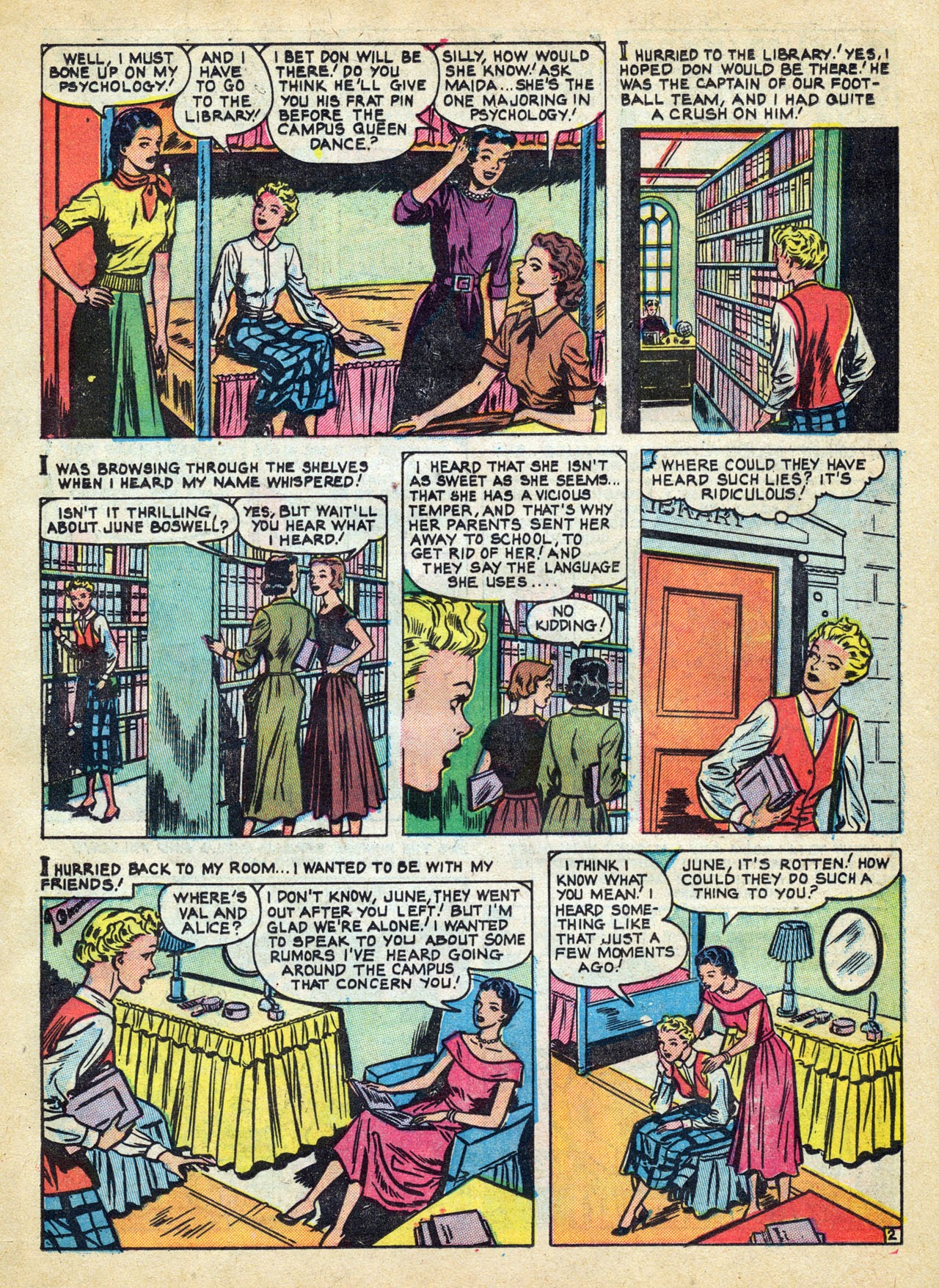 Read online Girl Comics (1949) comic -  Issue #9 - 11