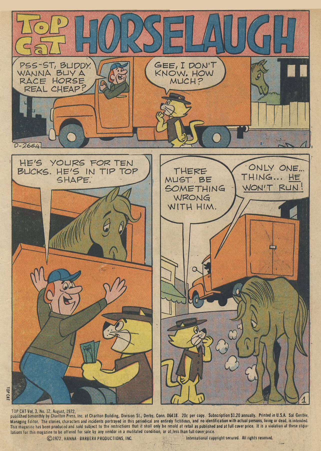 Read online Top Cat (1970) comic -  Issue #12 - 4