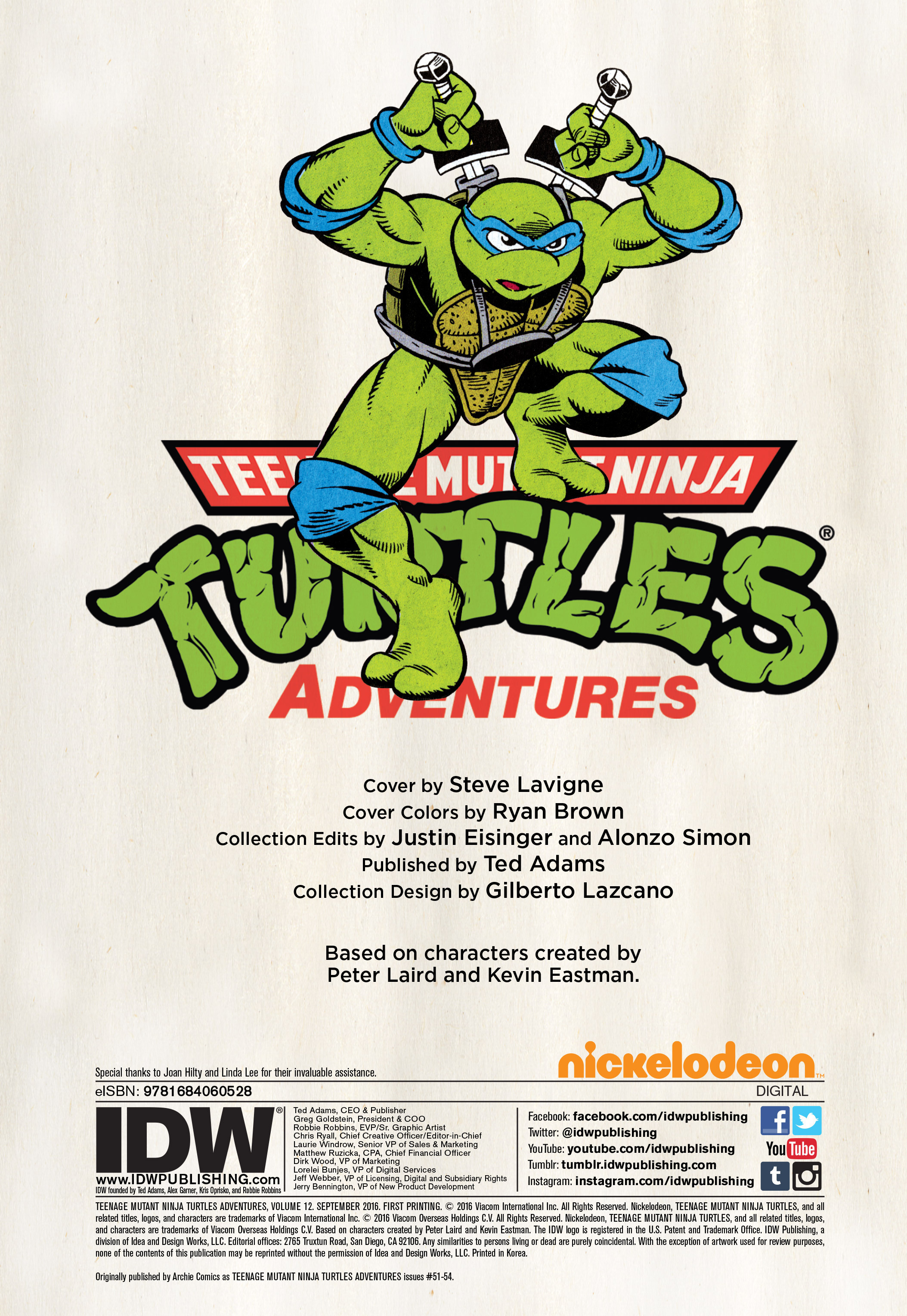Read online Teenage Mutant Ninja Turtles Adventures (2012) comic -  Issue # TPB 12 - 2
