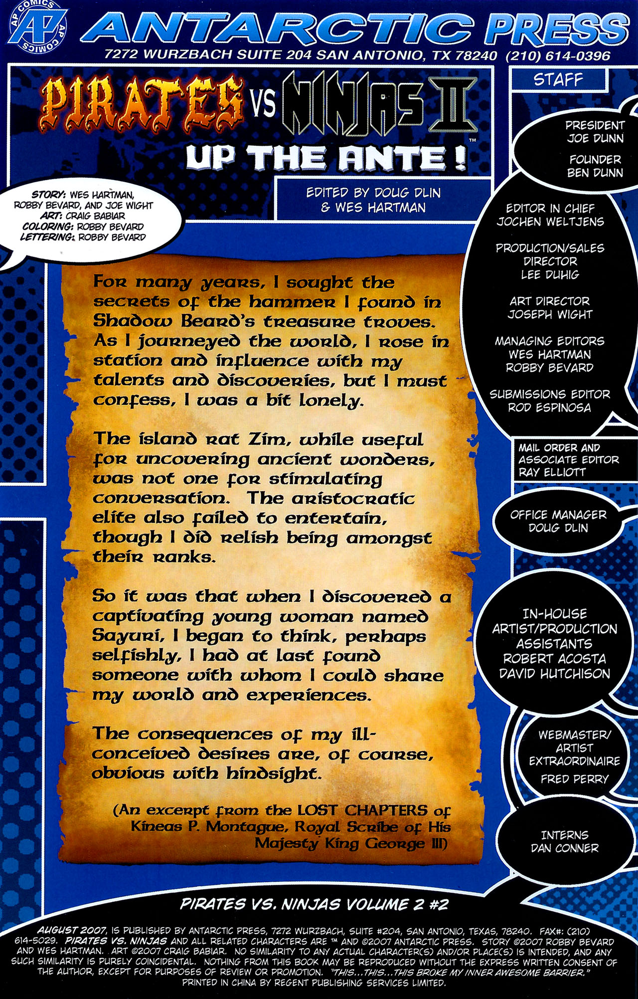 Read online Pirates vs. Ninjas II comic -  Issue #2 - 2