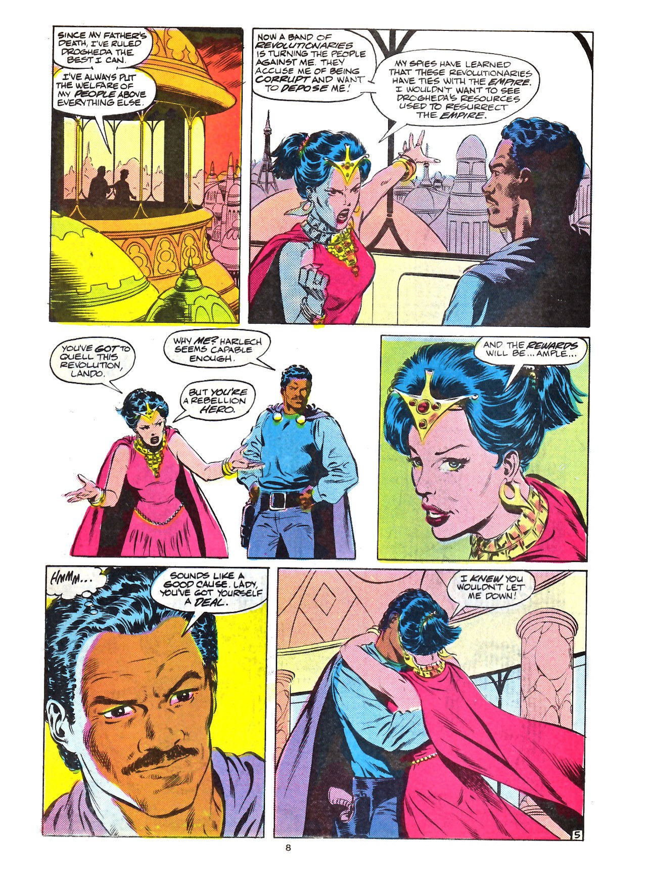 Read online Return of the Jedi comic -  Issue #50 - 8