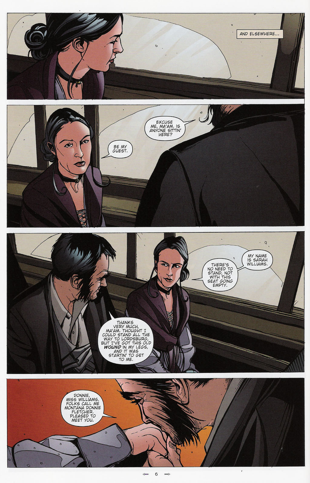 Read online Desperadoes: Banners of Gold comic -  Issue #5 - 8