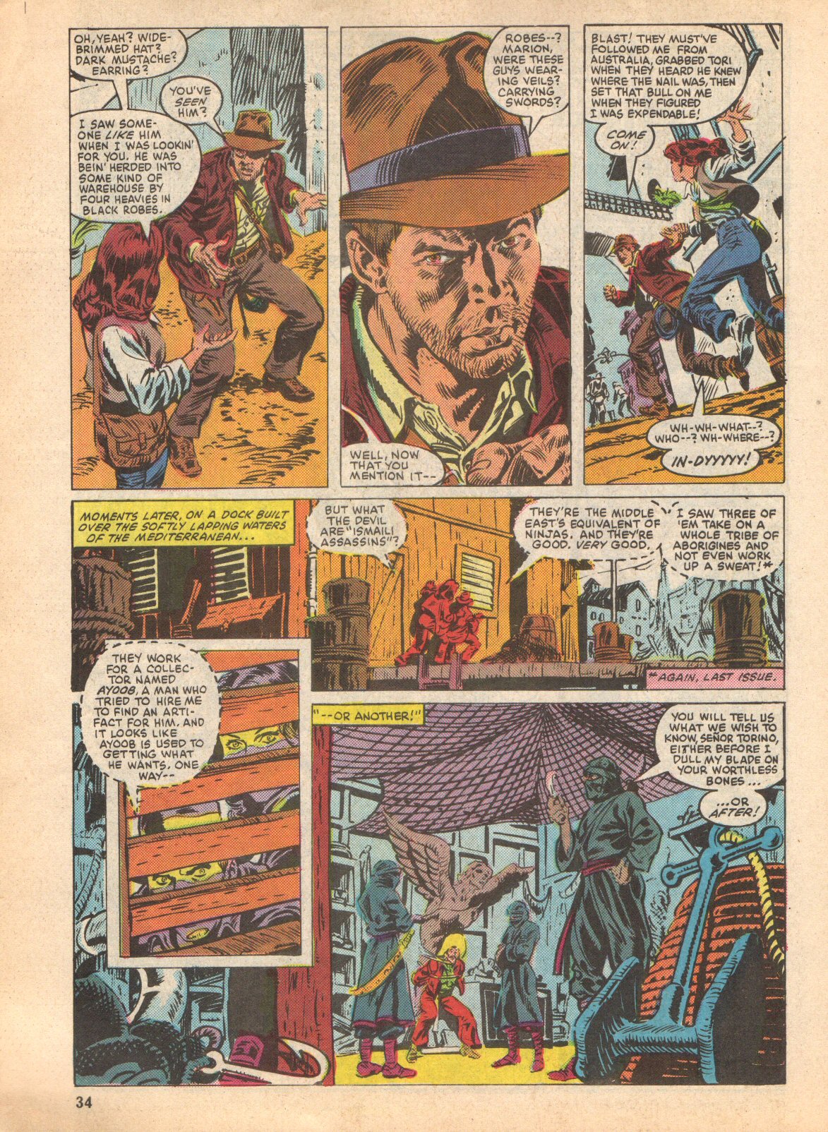 Read online Indiana Jones comic -  Issue #9 - 34