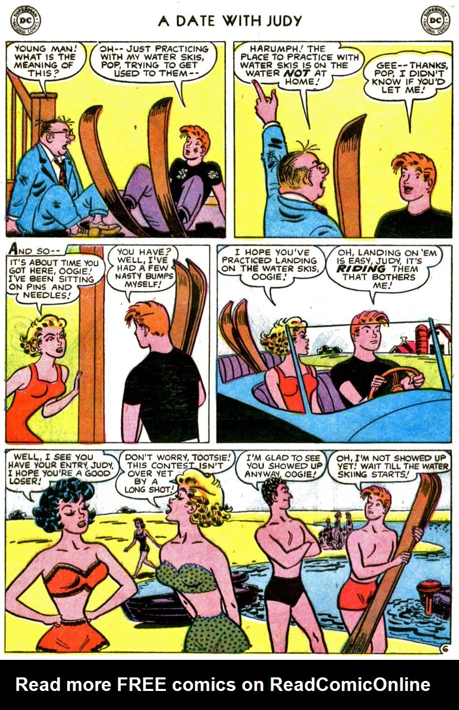 Read online A Date with Judy comic -  Issue #64 - 8
