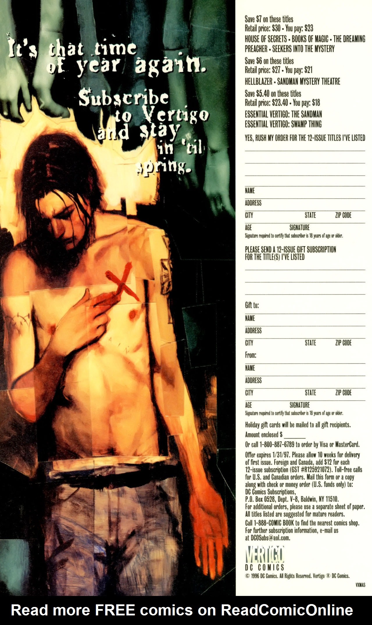 Read online Vertigo Vérité: The Unseen Hand comic -  Issue #3 - 9