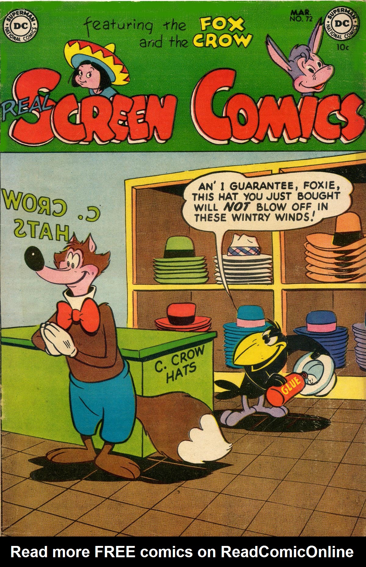 Read online Real Screen Comics comic -  Issue #72 - 1