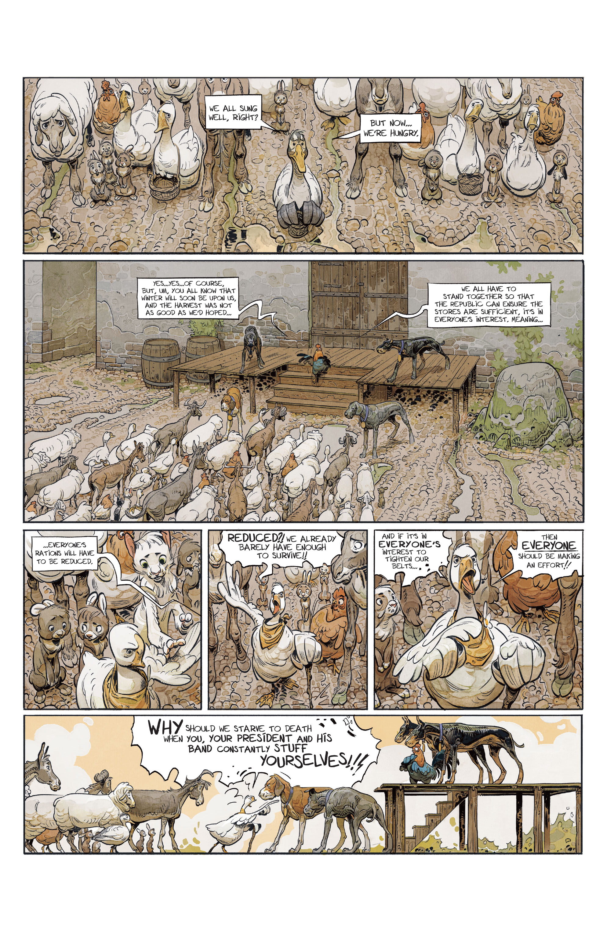 Read online Animal Castle comic -  Issue #1 - 17