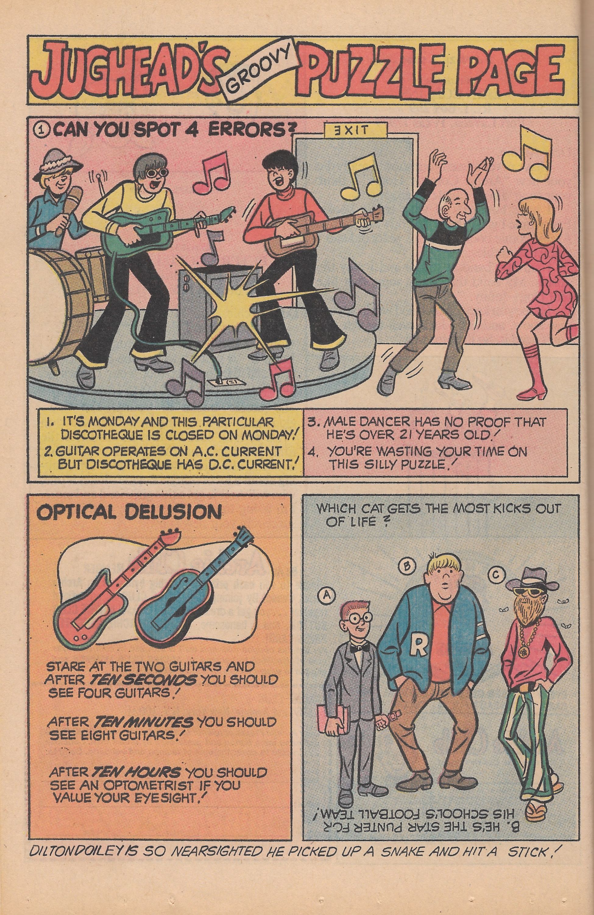 Read online Jughead's Jokes comic -  Issue #18 - 38