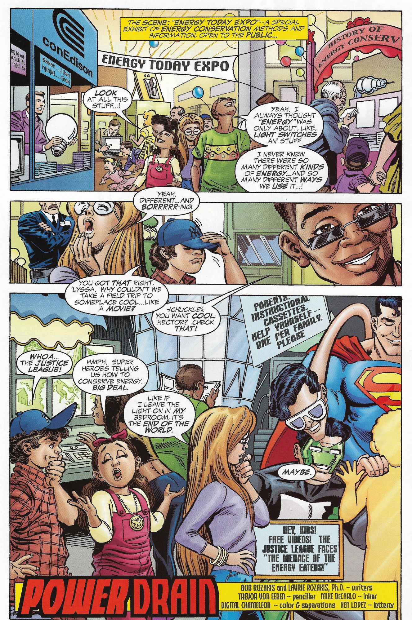 Read online Con Edison Presents JLA Starring Batman comic -  Issue # Full - 2