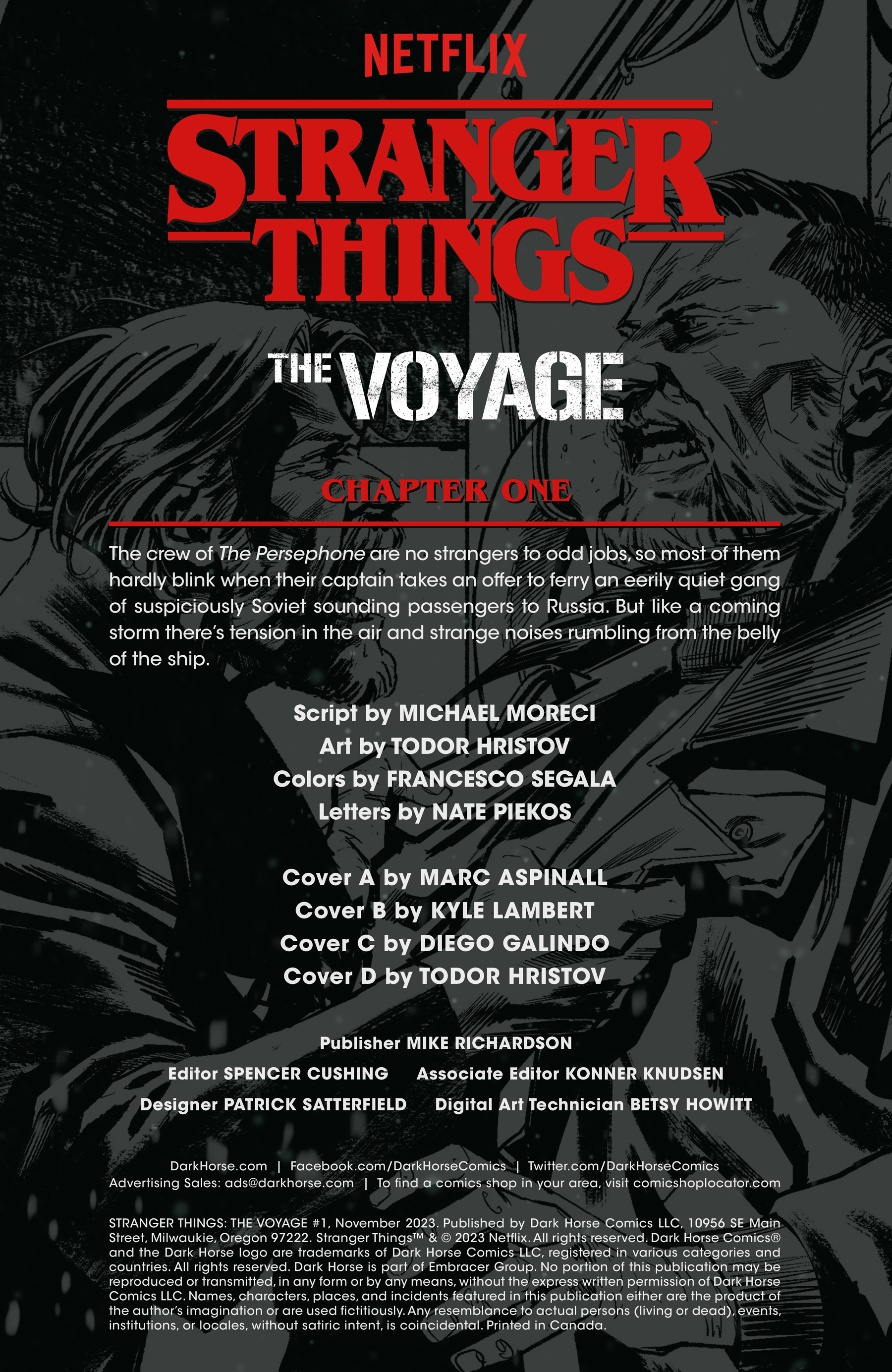 Read online Stranger Things: The Voyage comic -  Issue #1 - 2