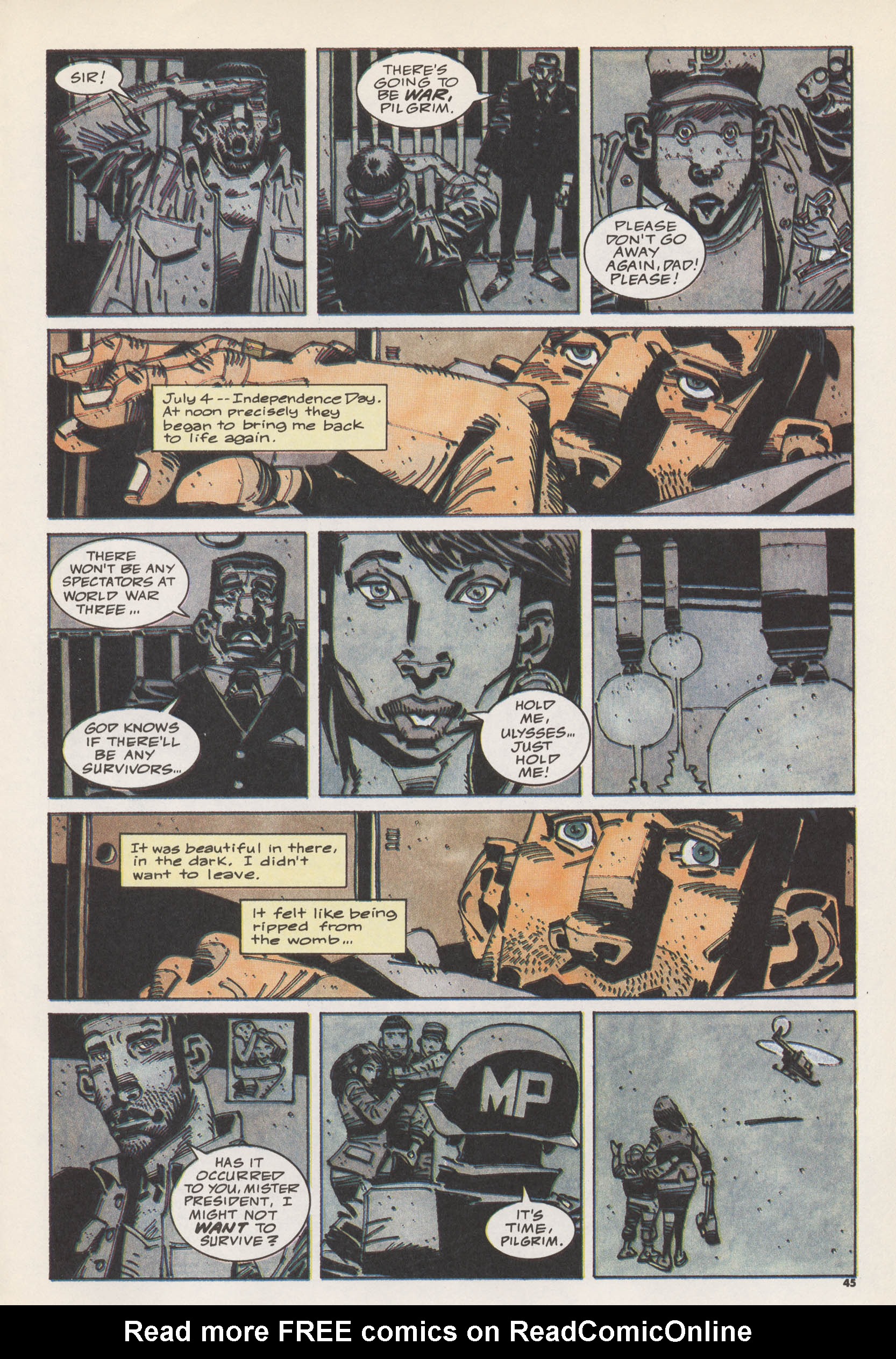 Read online Meltdown (1991) comic -  Issue #1 - 43