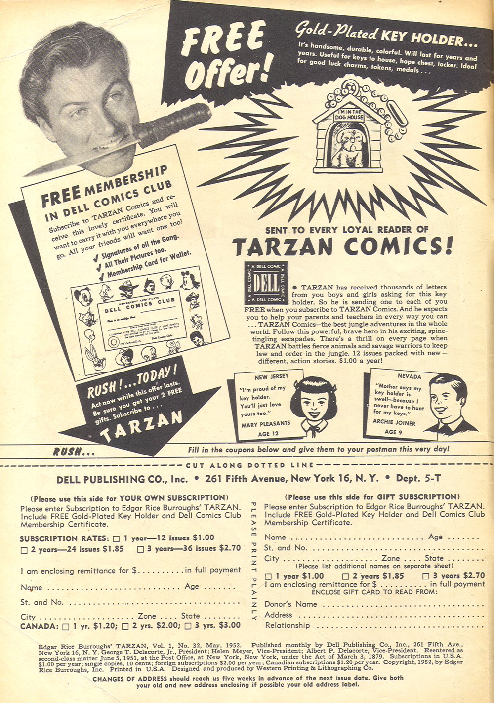 Read online Tarzan (1948) comic -  Issue #32 - 2