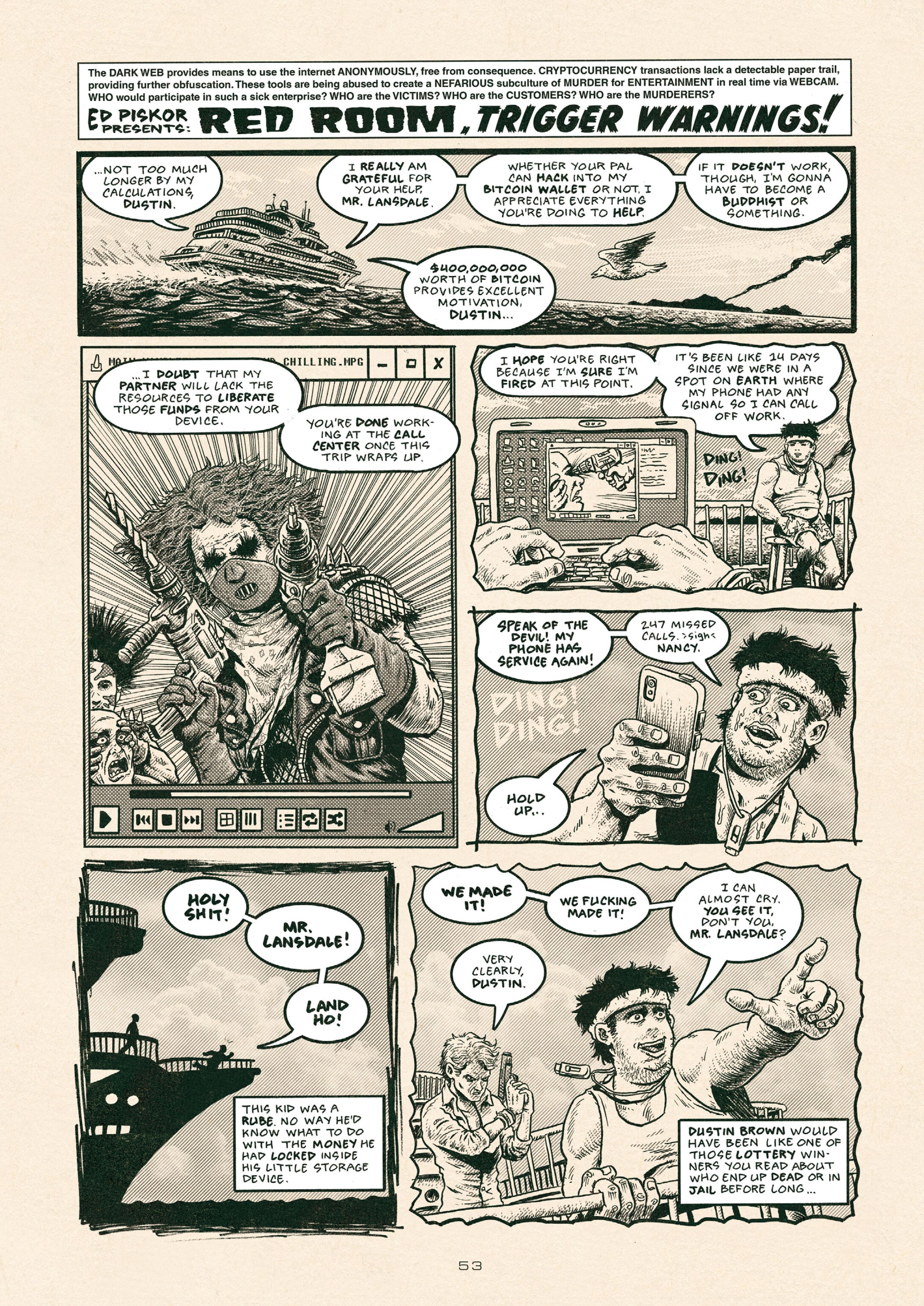 Read online Red Room: Trigger Warnings comic -  Issue # TPB - 63