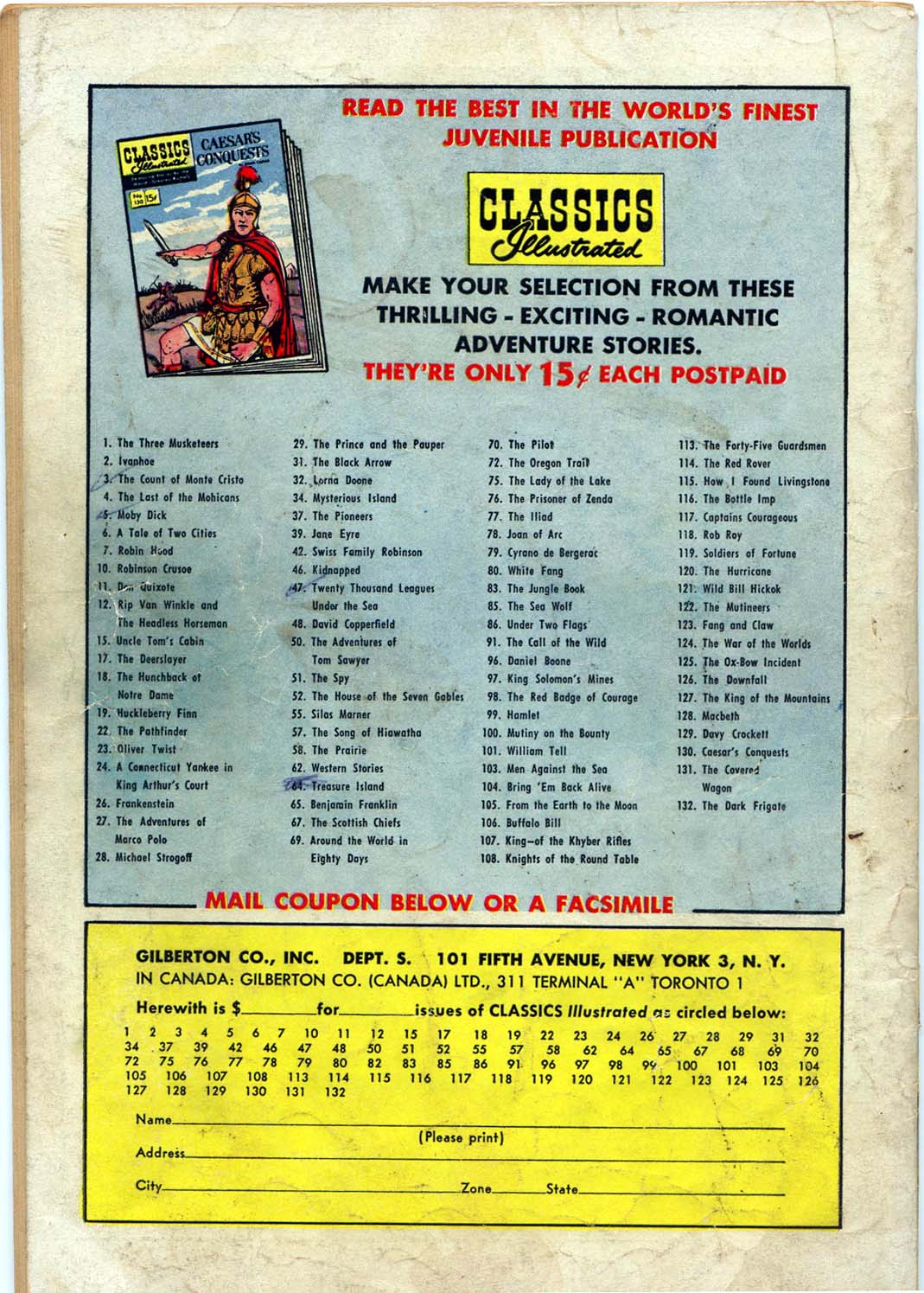 Read online Classics Illustrated comic -  Issue #98 - 52