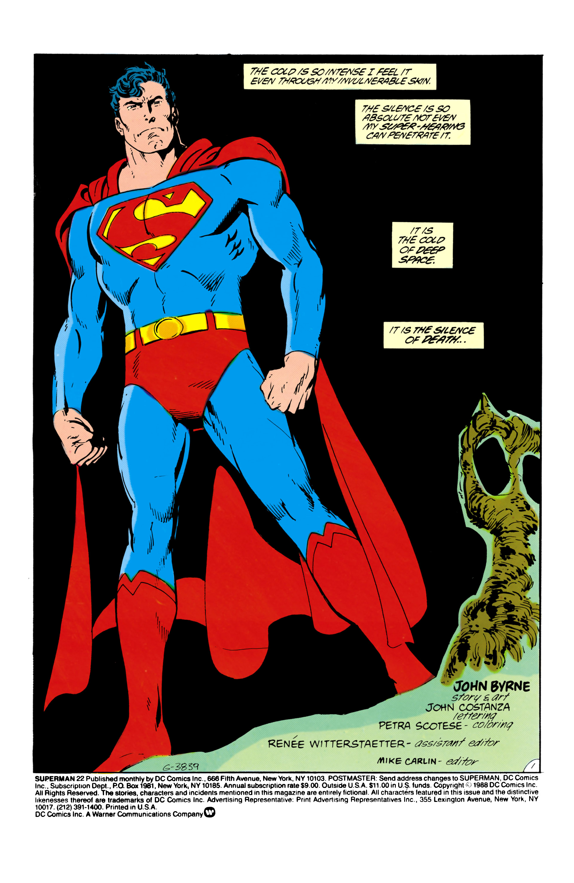 Read online Superman (1987) comic -  Issue #22 - 2