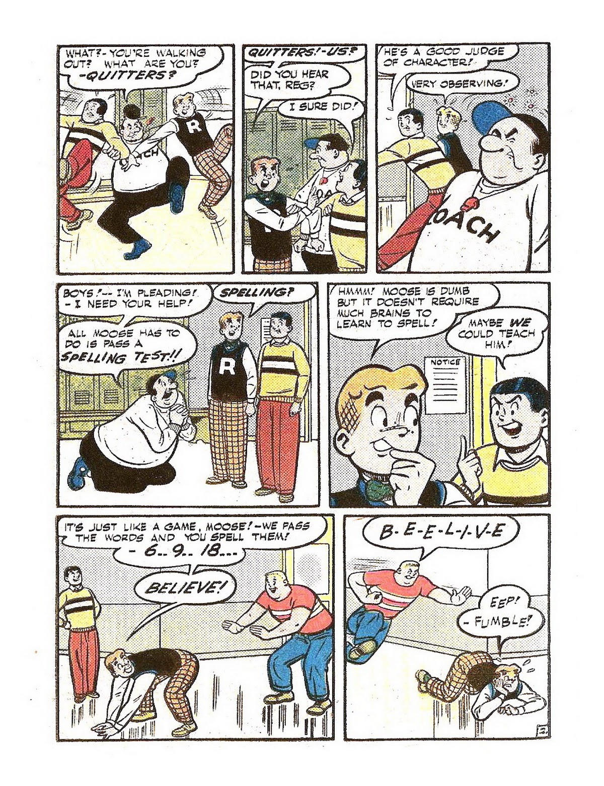 Read online Archie's Double Digest Magazine comic -  Issue #14 - 216