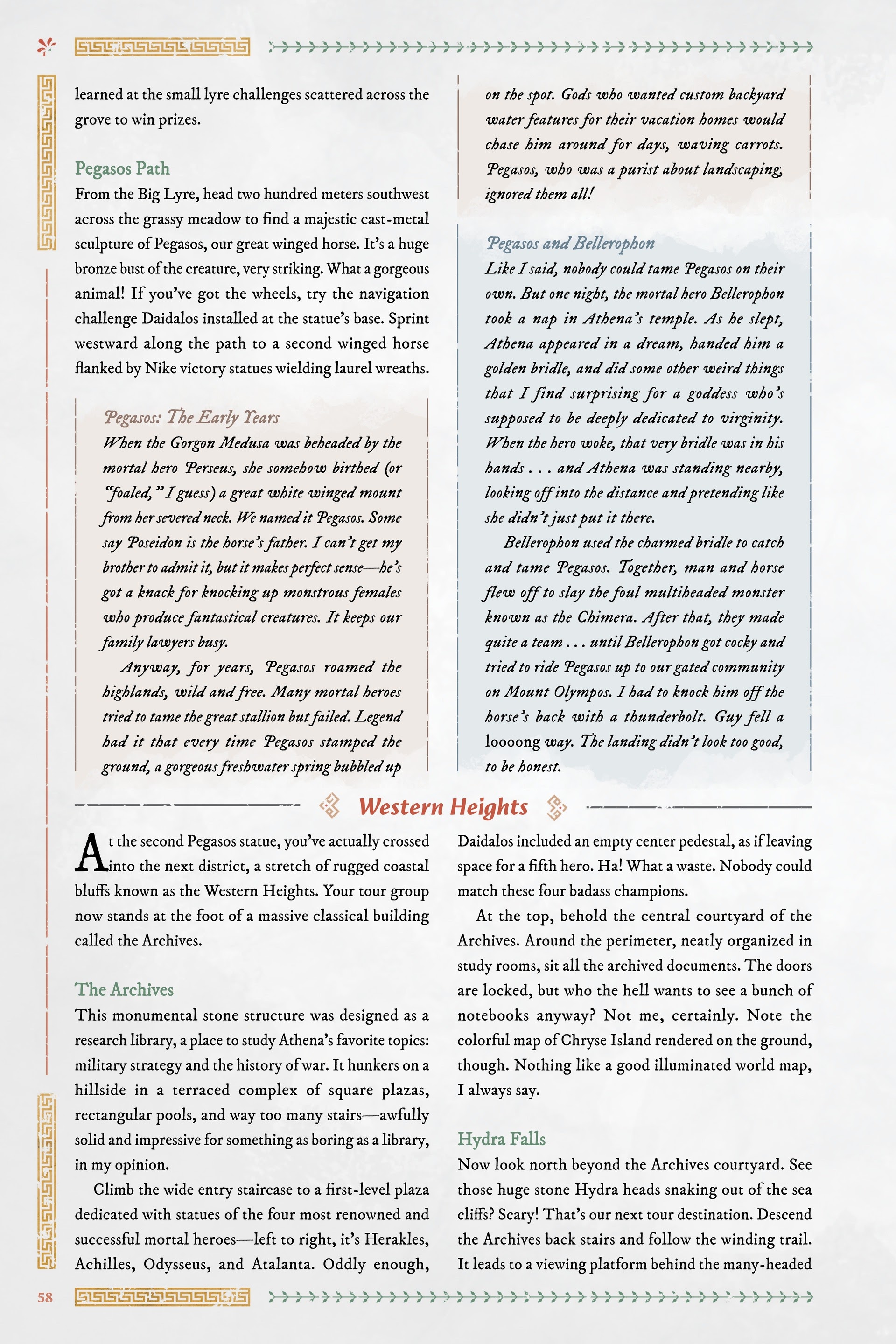 Read online Immortals Fenyx Rising: A Traveler's Guide to the Golden Isle comic -  Issue # TPB - 58