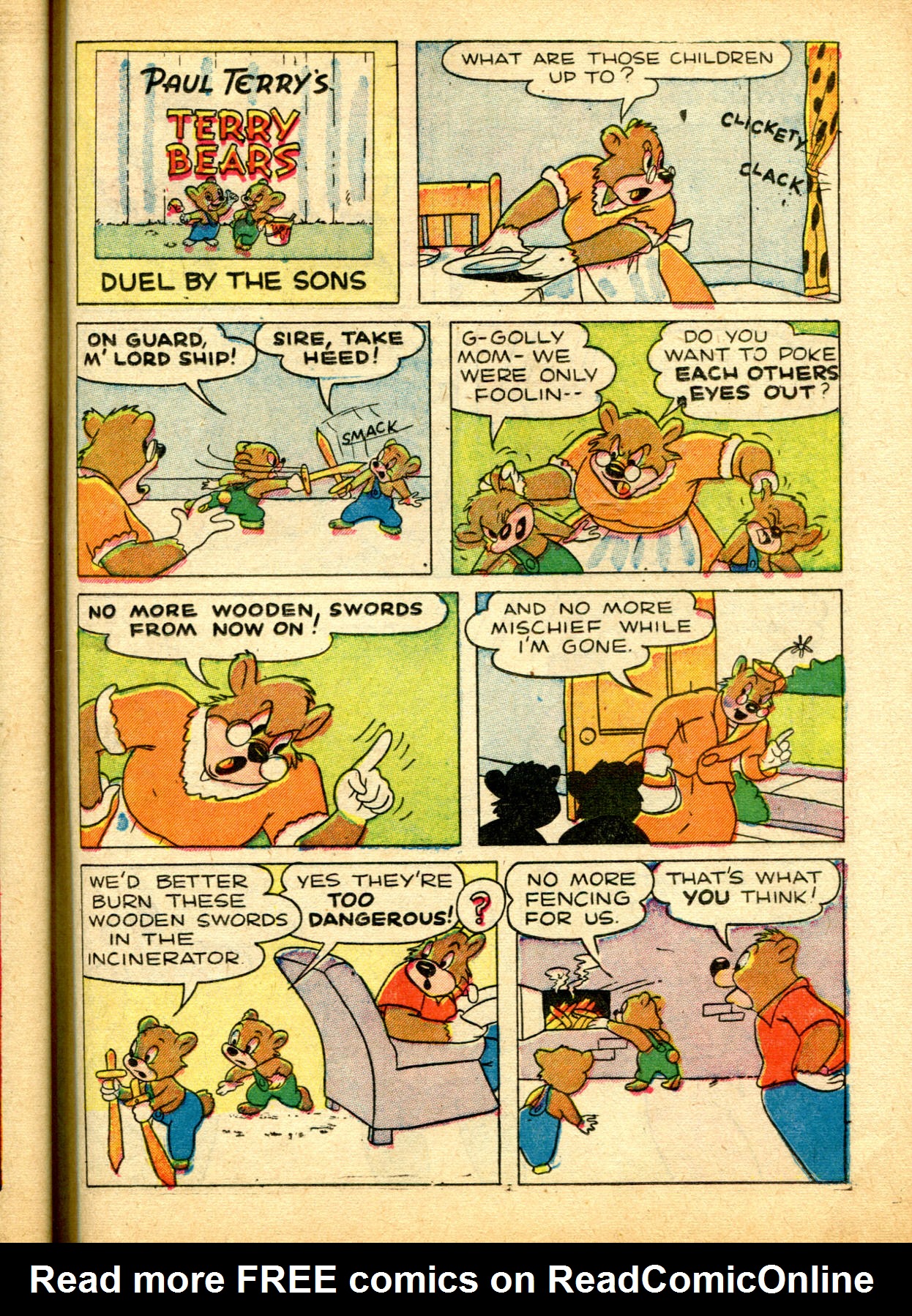 Read online Paul Terry's Mighty Mouse Comics comic -  Issue #39 - 83