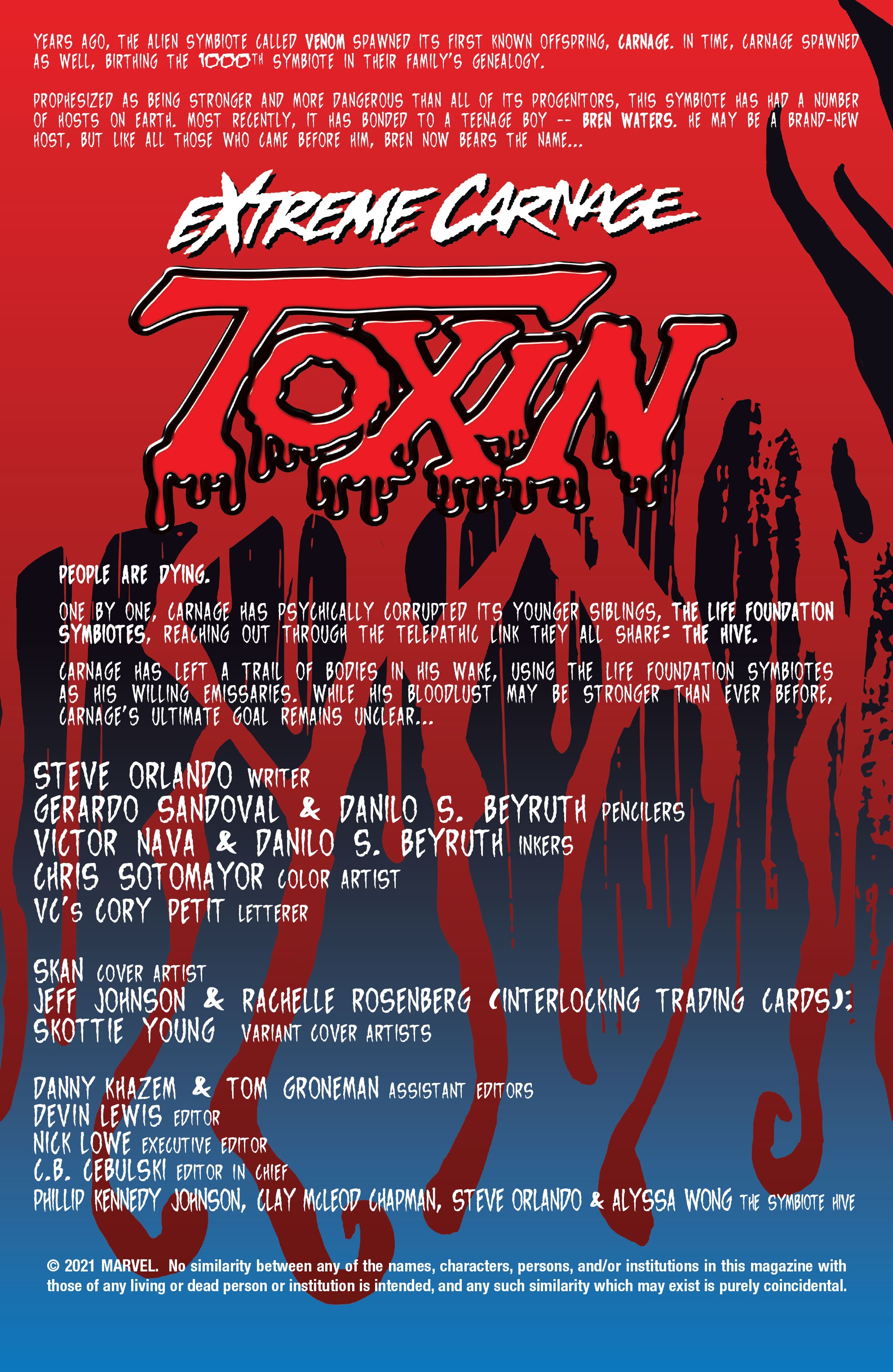 Read online Extreme Carnage comic -  Issue # Toxin - 2