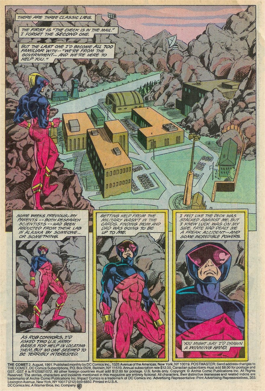 Read online The Comet comic -  Issue #2 - 2