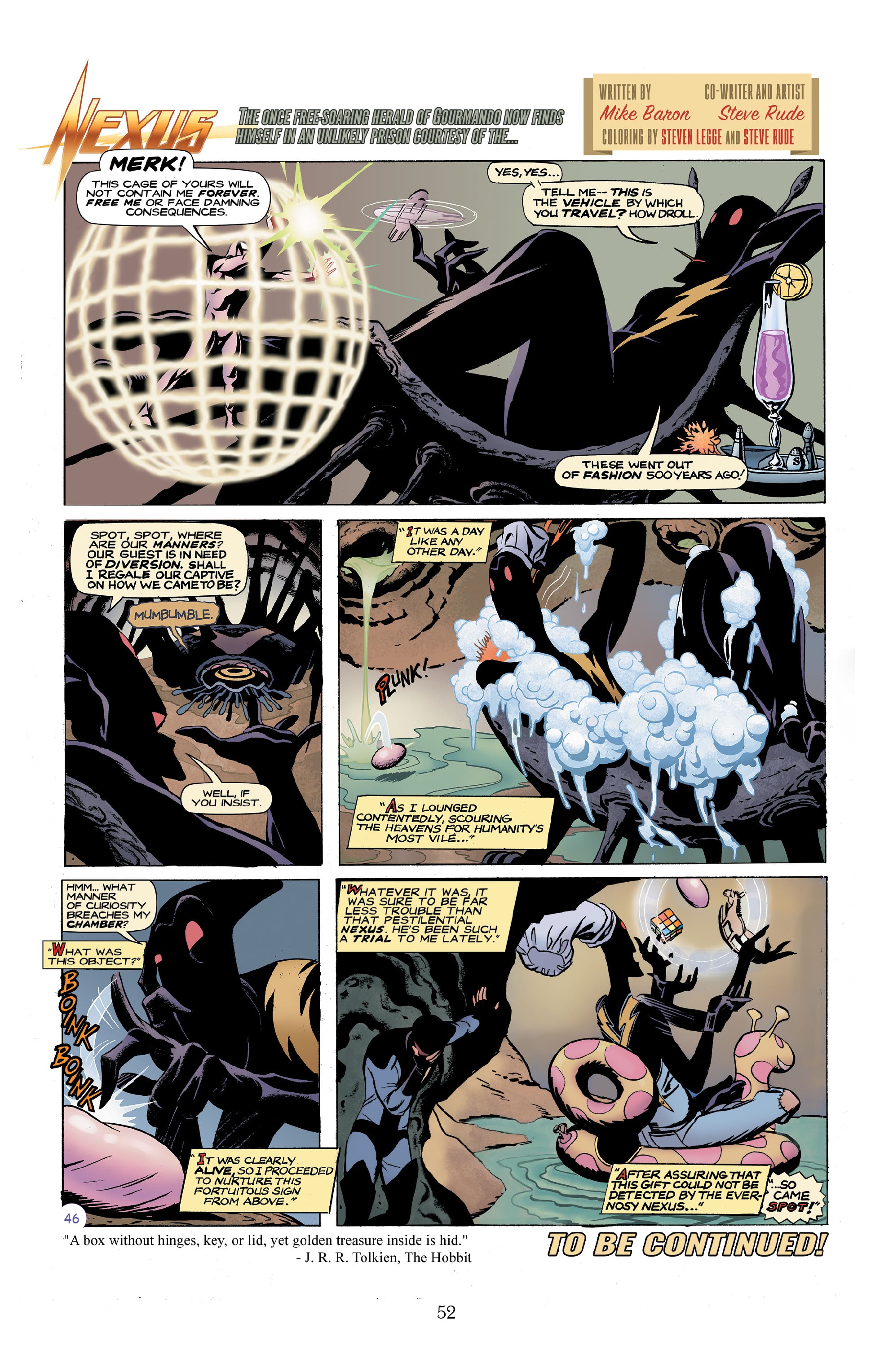 Read online Nexus Newspaper Strips: The Coming of Gourmando comic -  Issue # TPB (Part 1) - 51