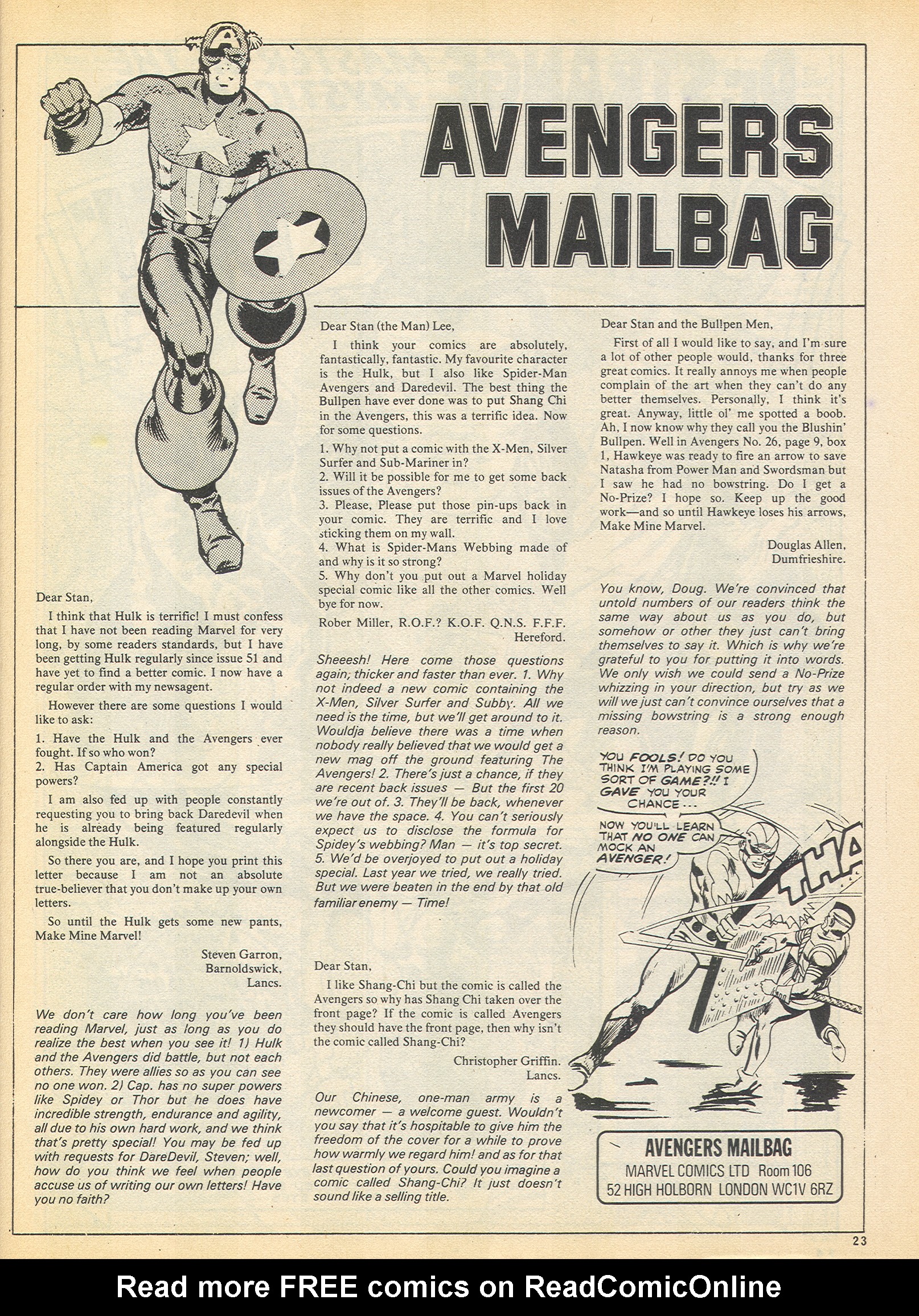 Read online The Avengers (1973) comic -  Issue #42 - 23