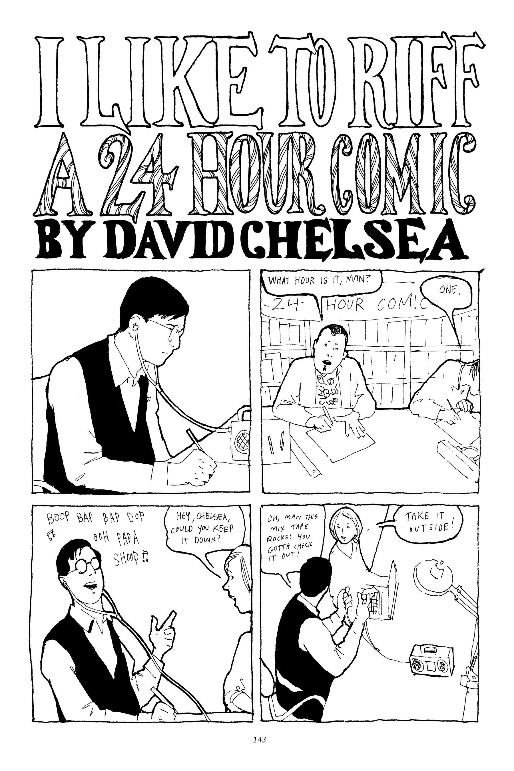 Read online Sleepless and Other Stories: David Chelsea’s 24-Hour Comics comic -  Issue # TPB (Part 2) - 45