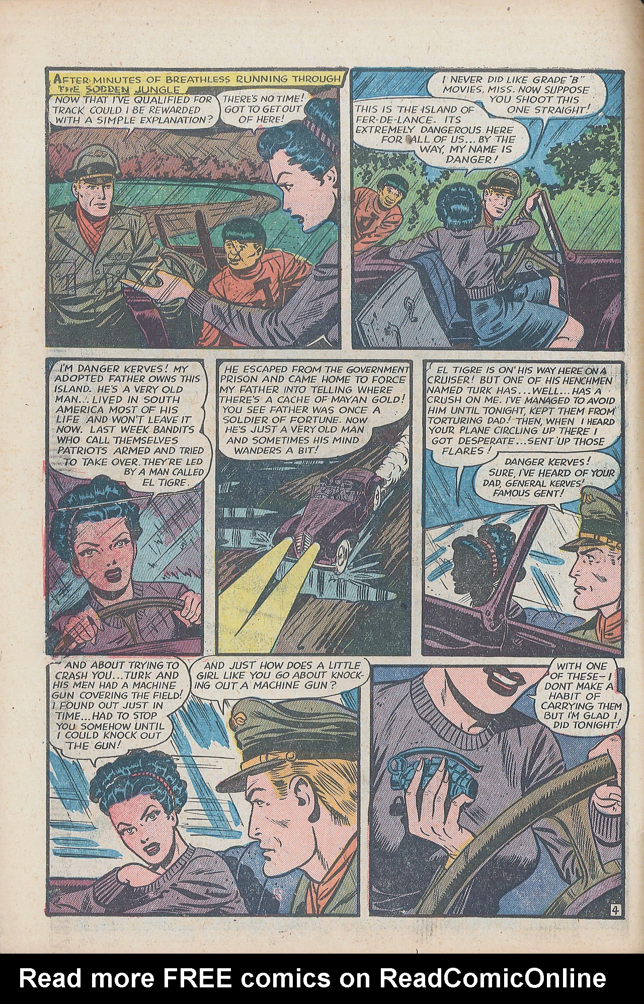 Read online Bruce Gentry comic -  Issue #4 - 6